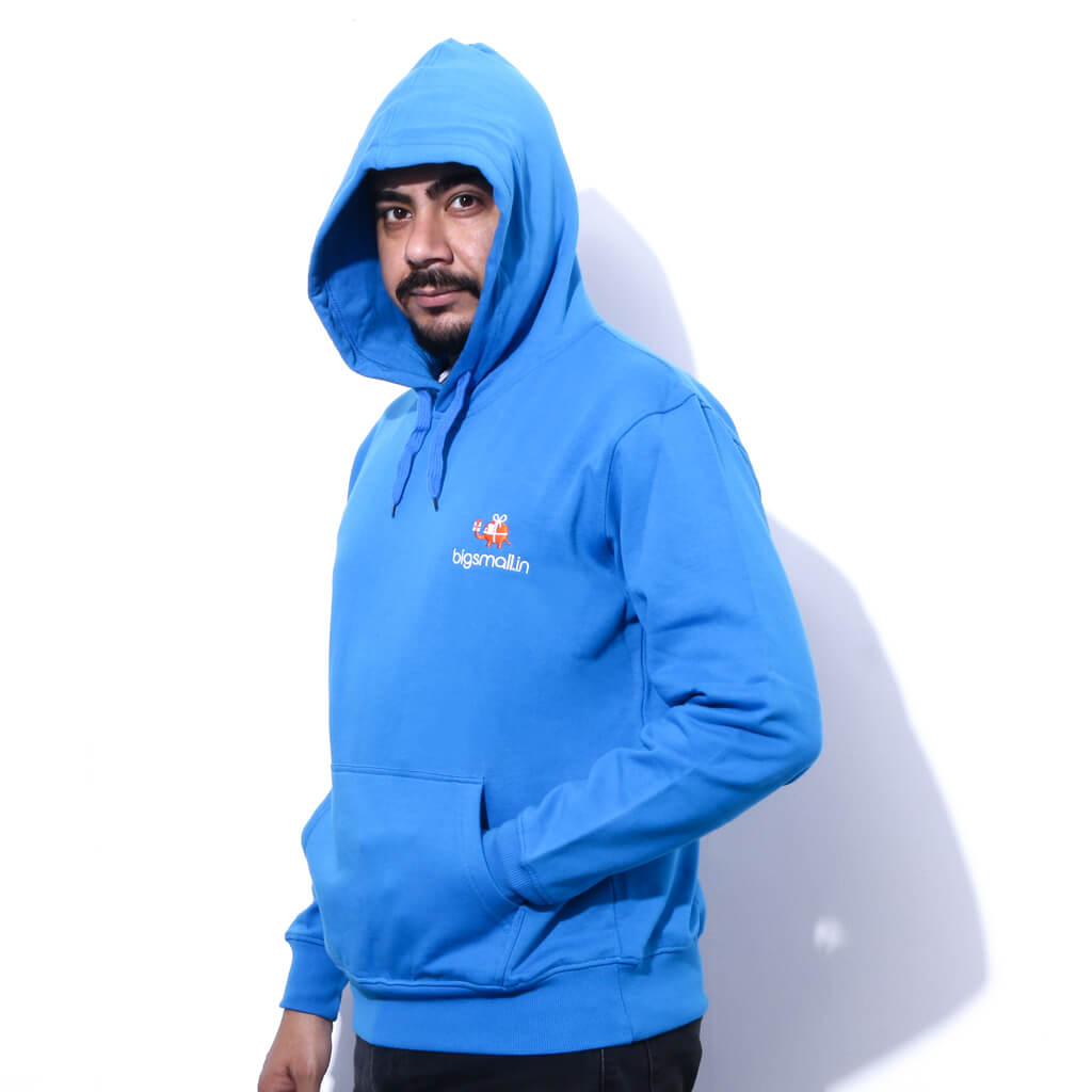 Bigsmall.in Bigsmall Blue Hoodie - view 5