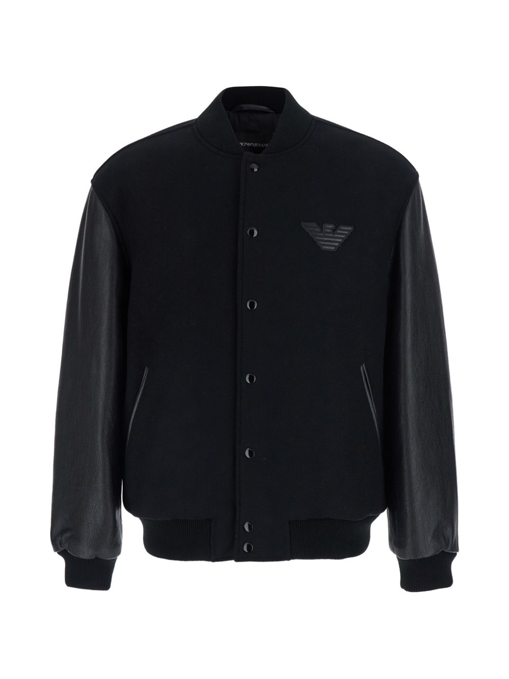 Emporio Armani Coats BLACK – 100% Bovine Skin