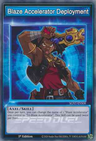 Yu-Gi-Oh! Blaze Accelerator Deployment - SGX1-ENS08 - Common - 1st Edition
