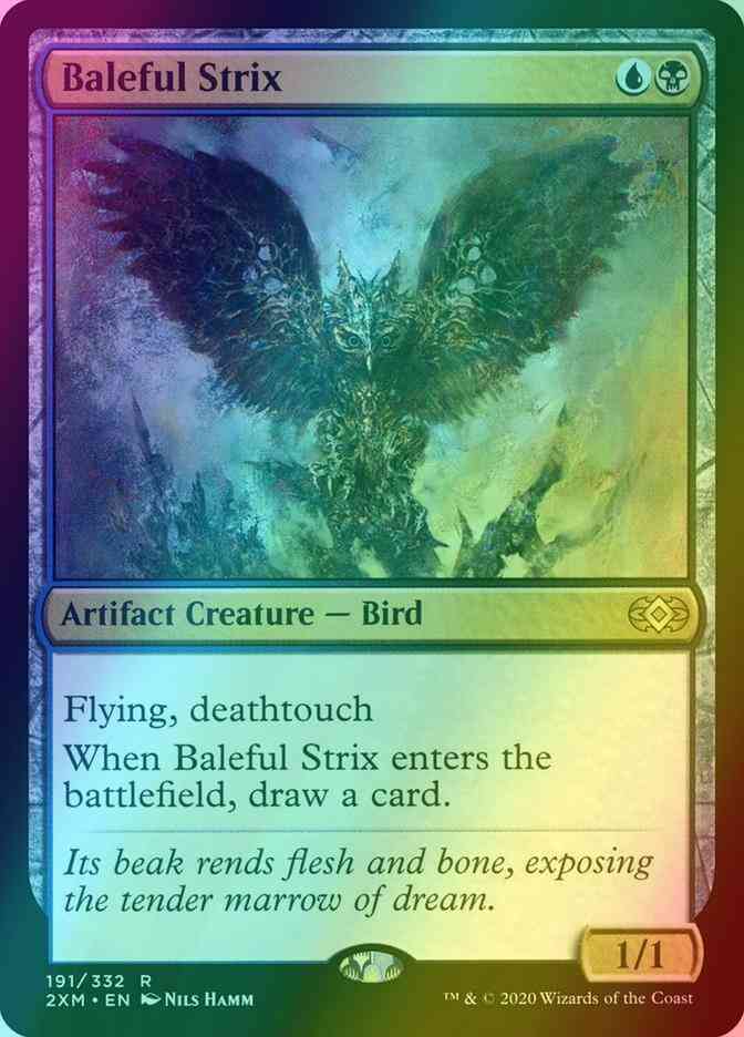 Baleful strix 191 – Magic Baleful Strix [191] [Double Masters] [Foil]