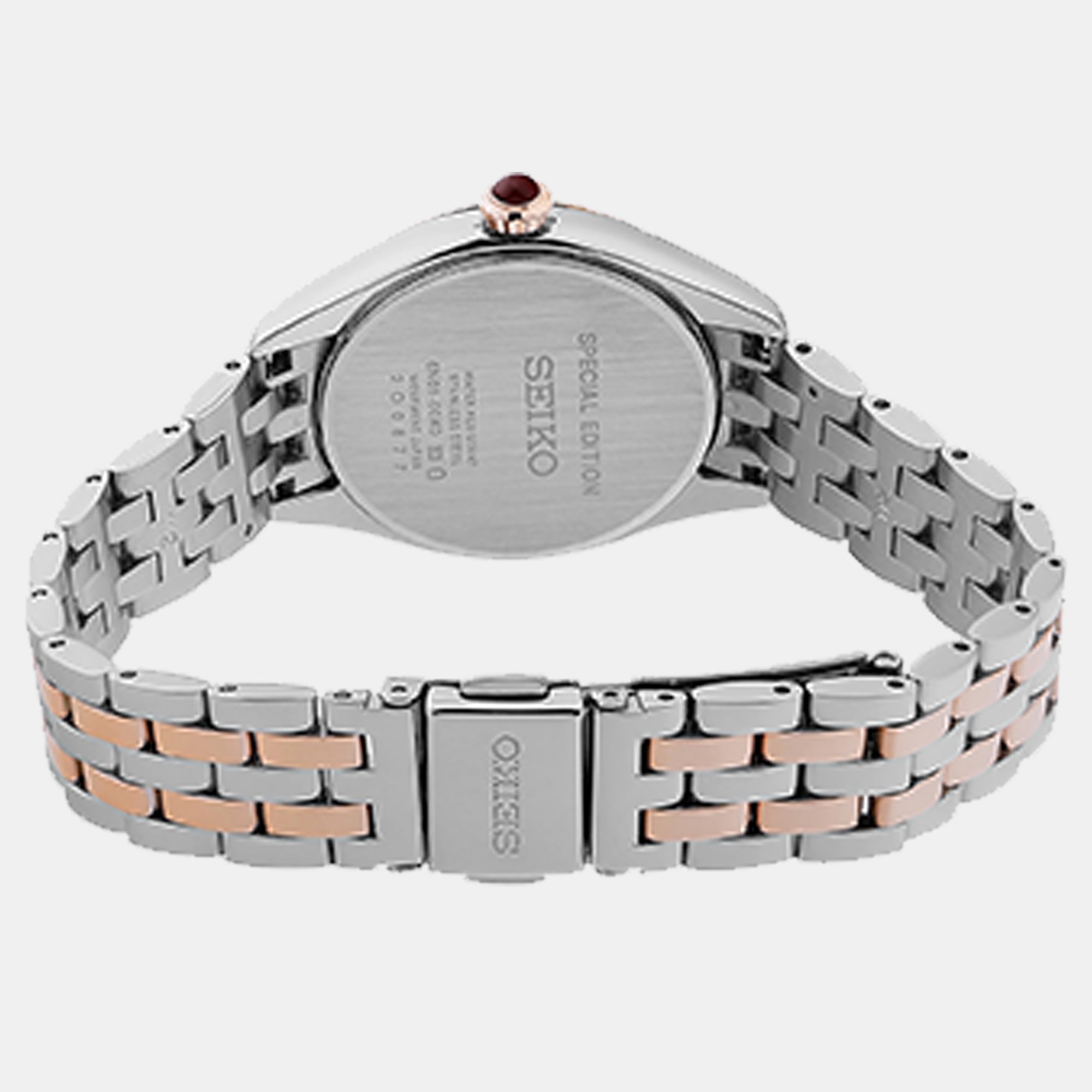 Seiko Dress Women Quartz White Dial Analog Stainless Steel Watch SUR542P1 - view 2
