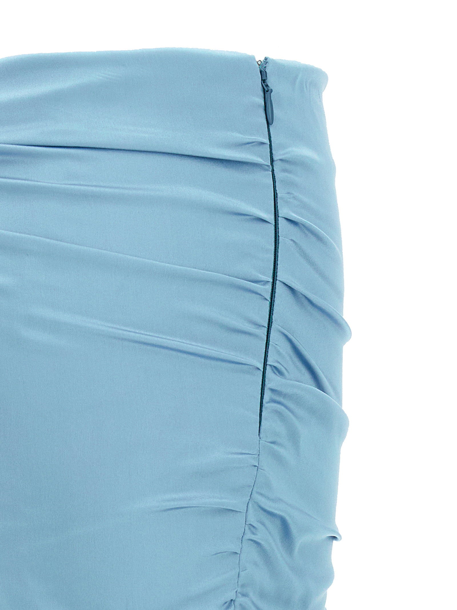 Alessandra Rich Satin Mini Skirt – 92% silk 8% elastane - view 4