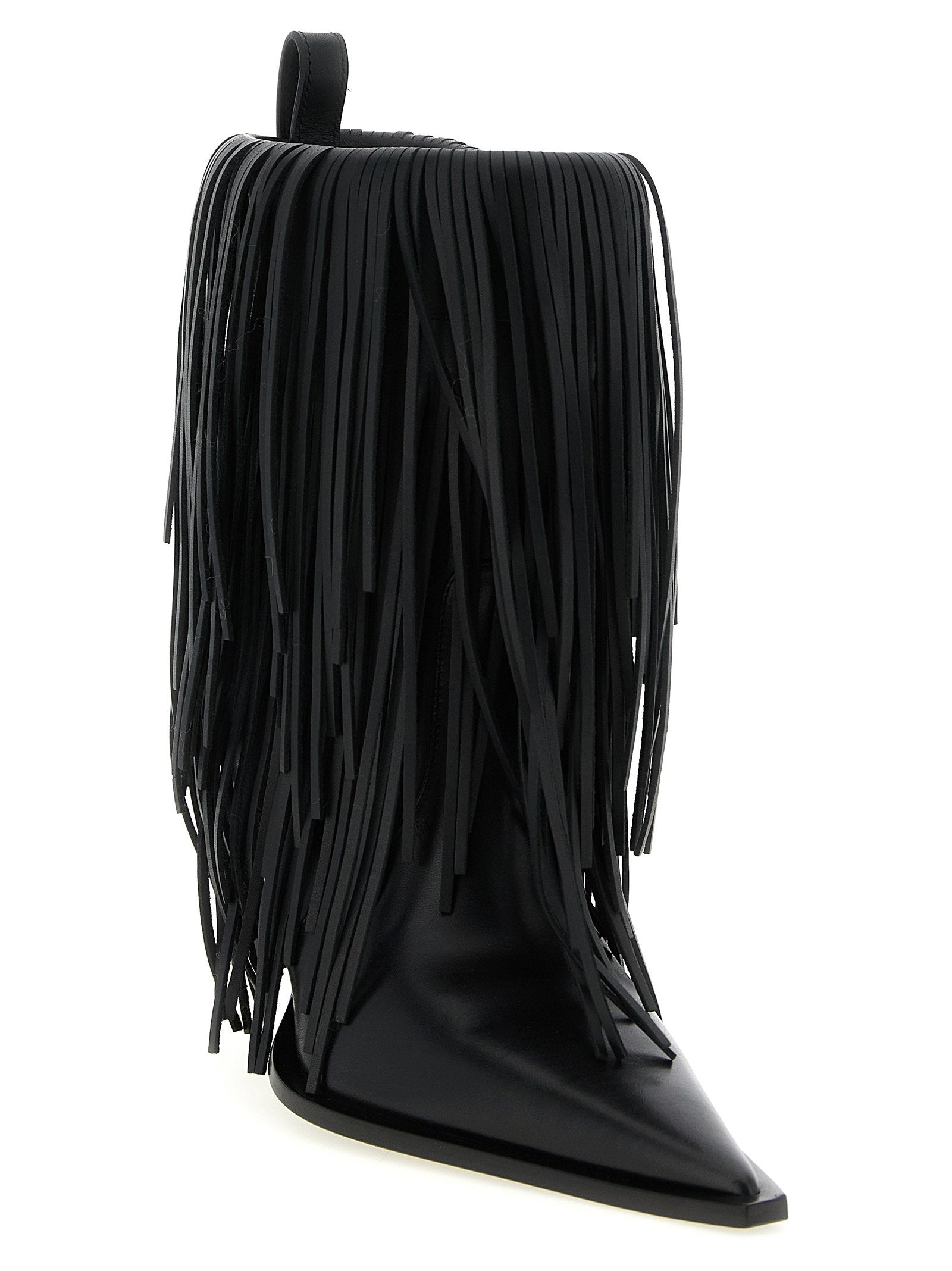 Balenciaga Avenue Fringe Ankle Boots - view 2