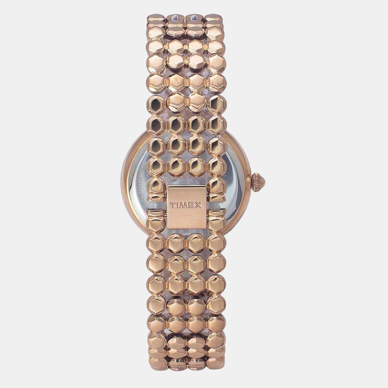 Timex Fria Women Quartz Green Dial Analog Stainless Steel Watch TWEL13907 - view 2