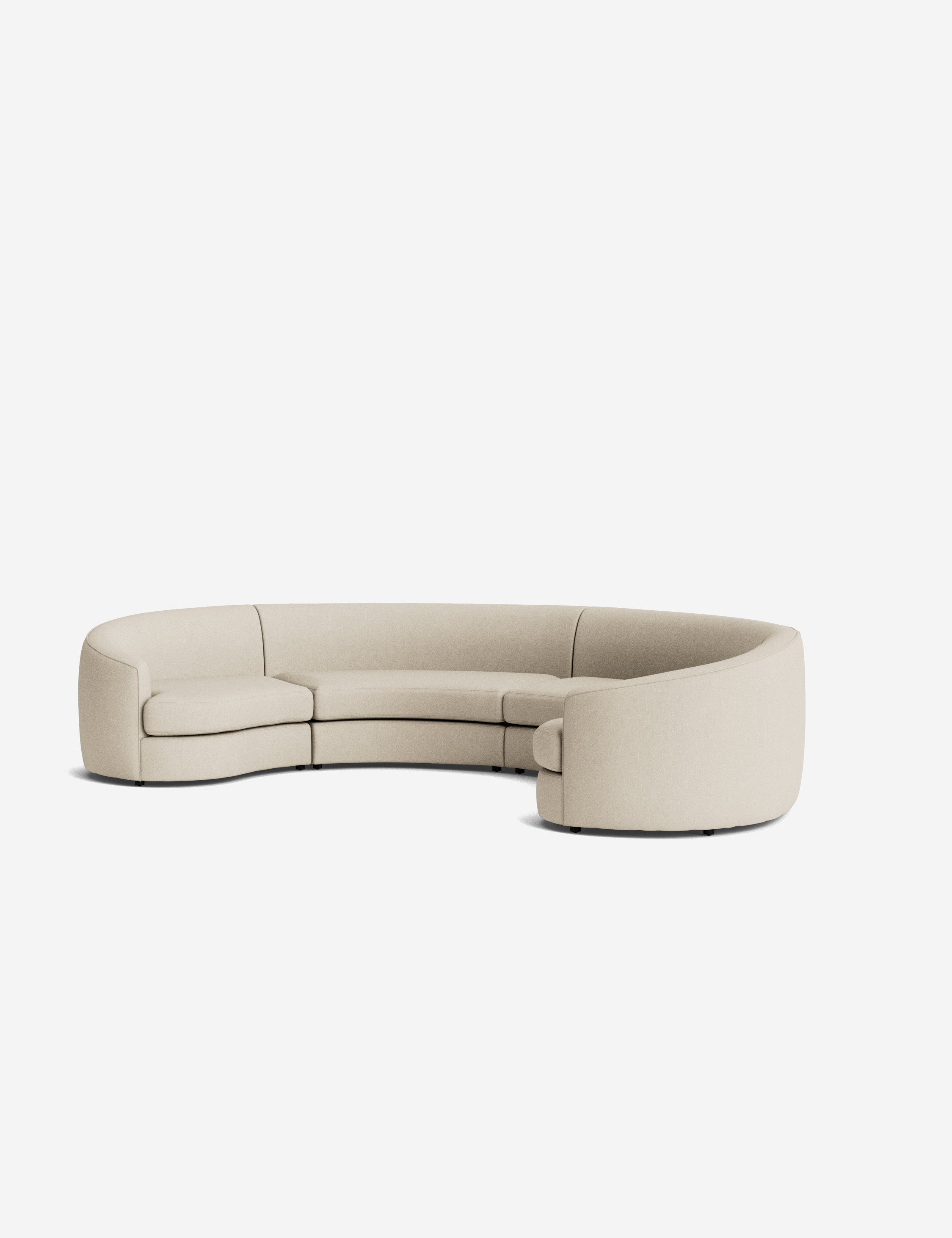 Lulu and Georgia Imada Modular Curved Sectional Sofa - view 228