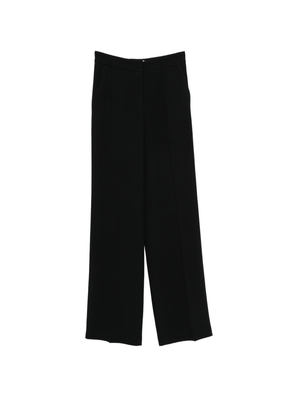 VIA MASINI 80 Trousers BLACK – Viscose 50%, Acetate 50%