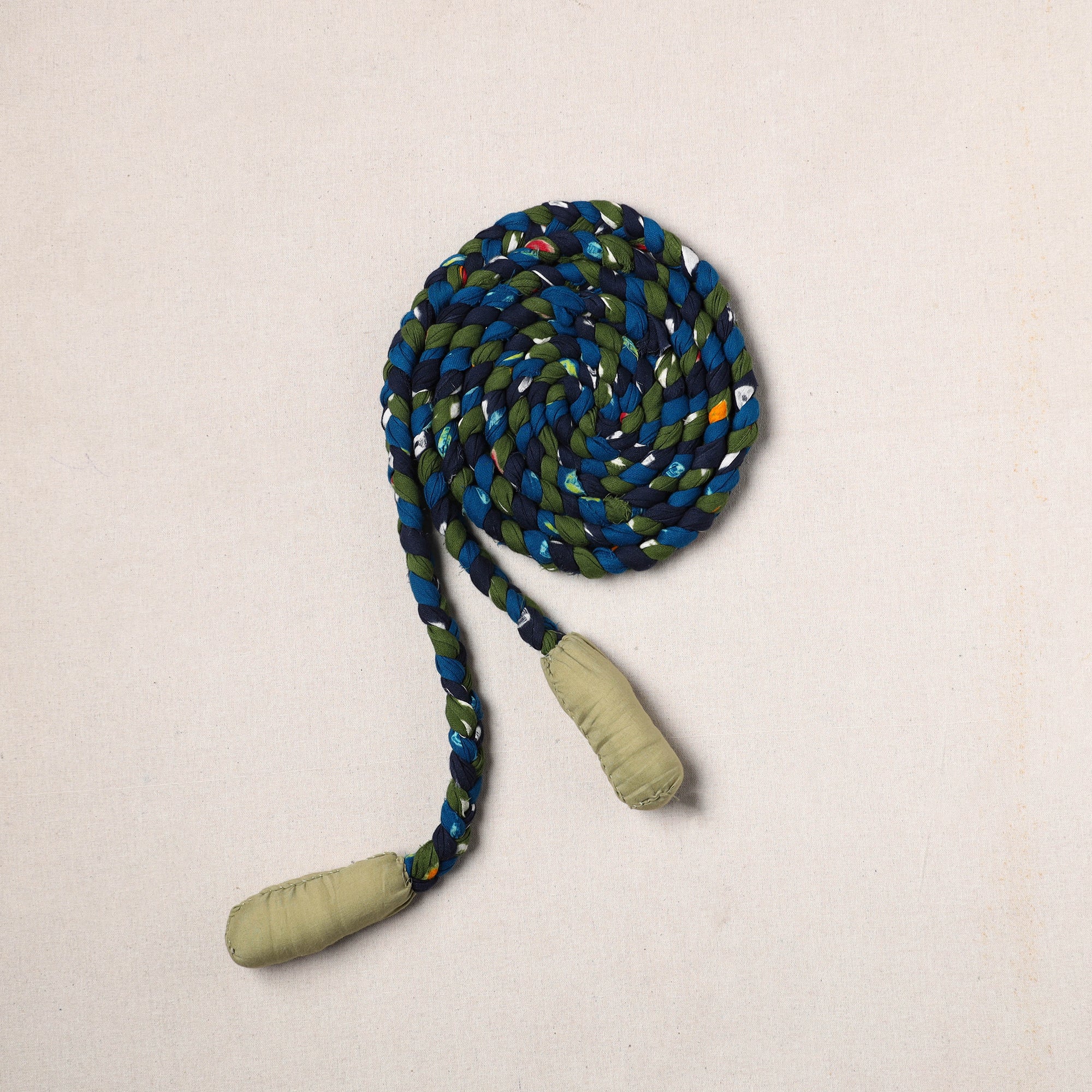 NOORI BAZAR Handmade Upcycled Fabric Skipping Rope 02