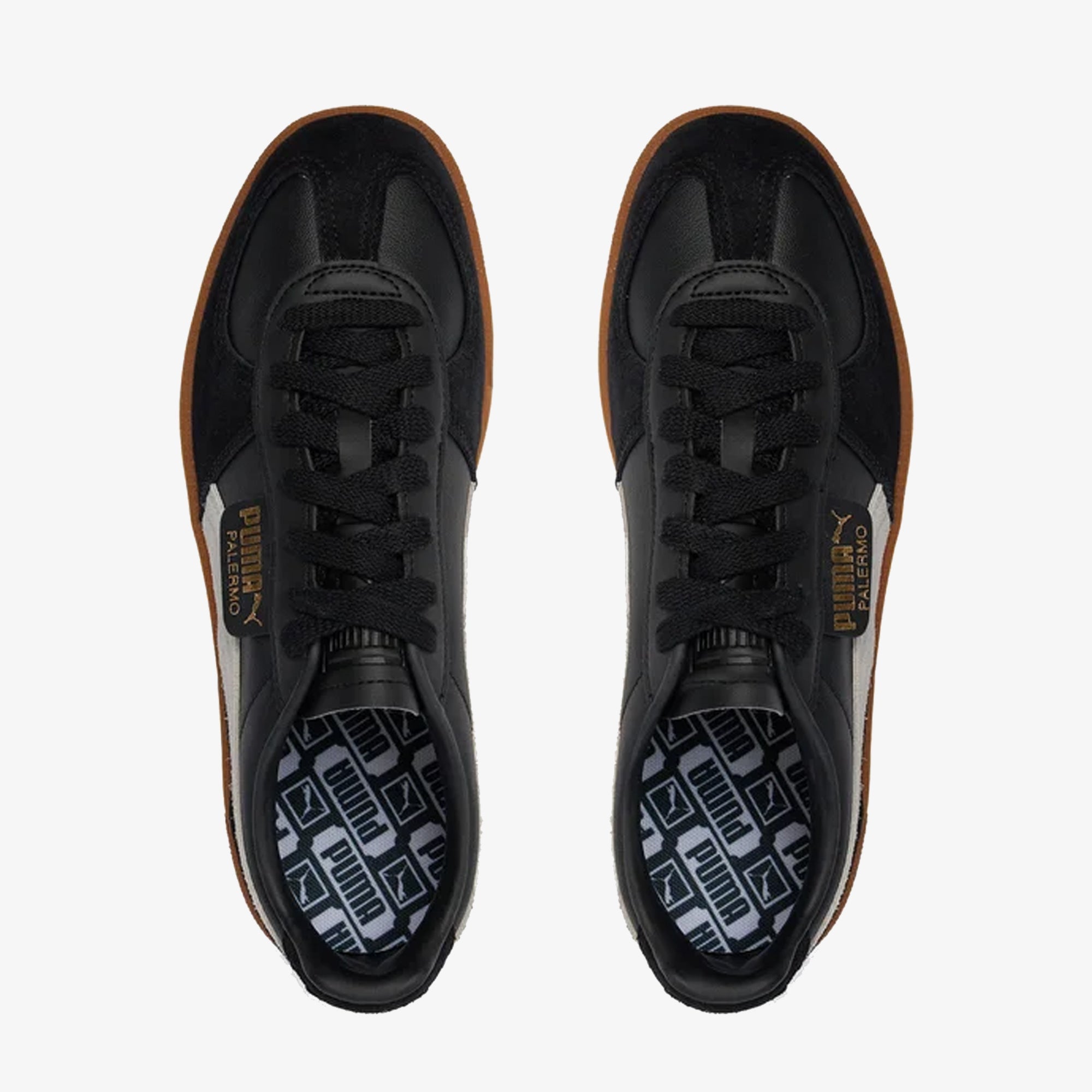 Puma | Palermo Leather { Black/gray - view 2