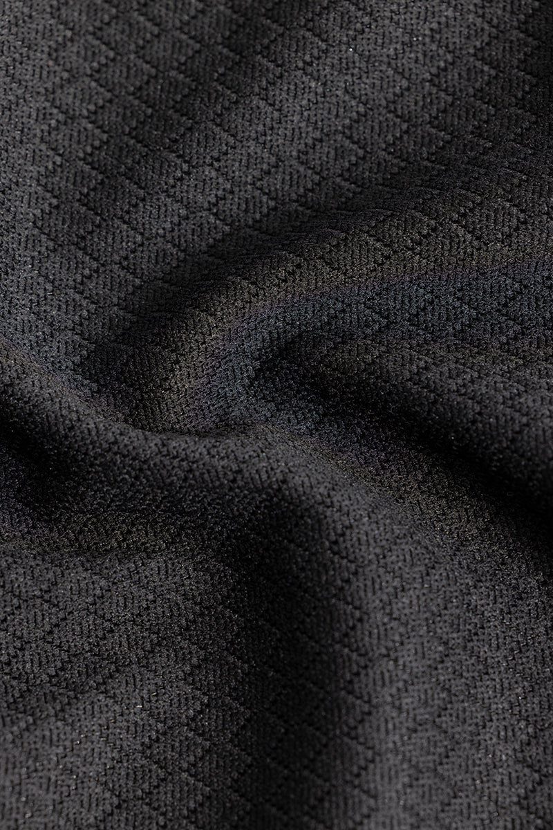 SNITCH Nector Jet Black Hakoba Shirt - view 7