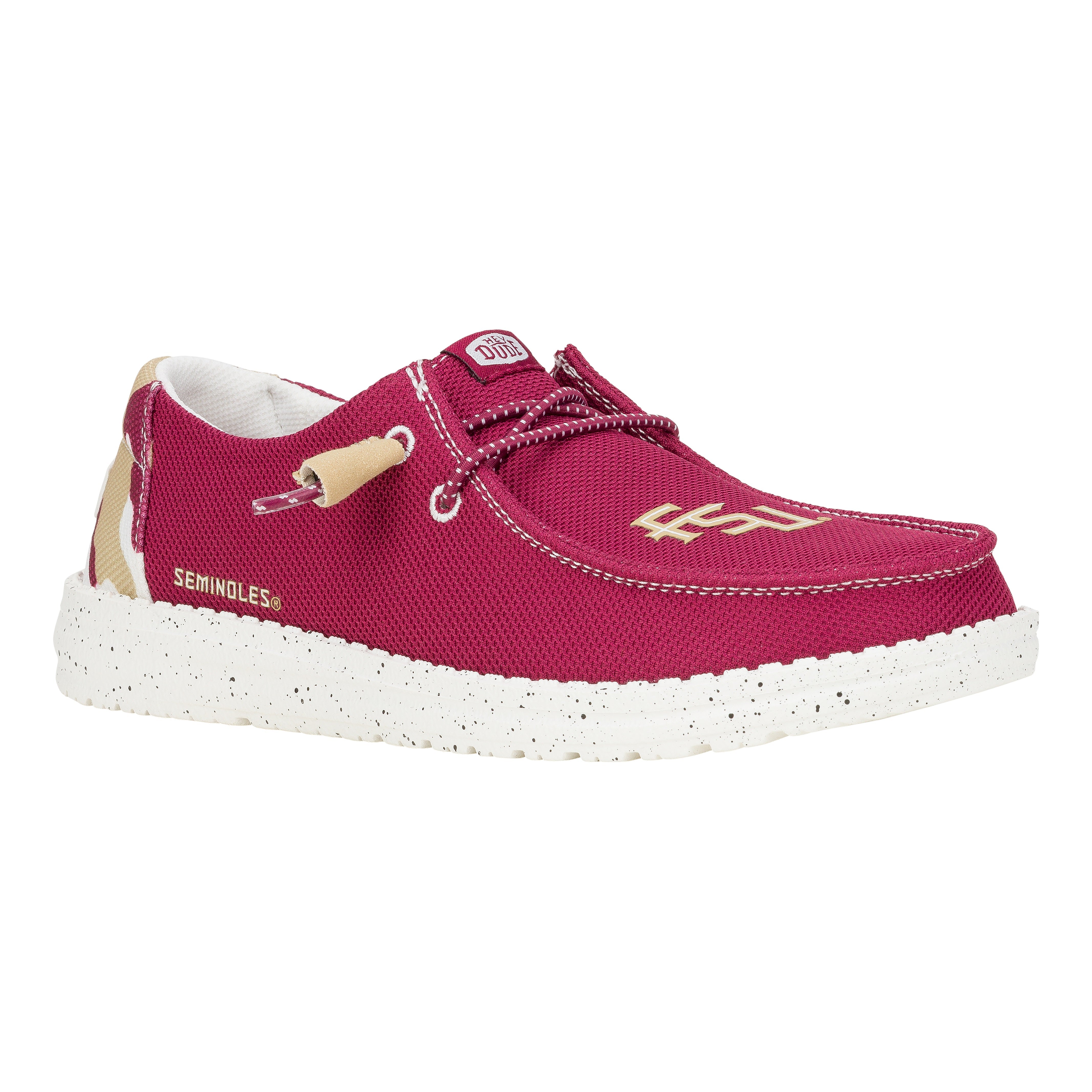 HEYDUDE shoes Wendy FSU - FSU White/Red – Women's - view 7