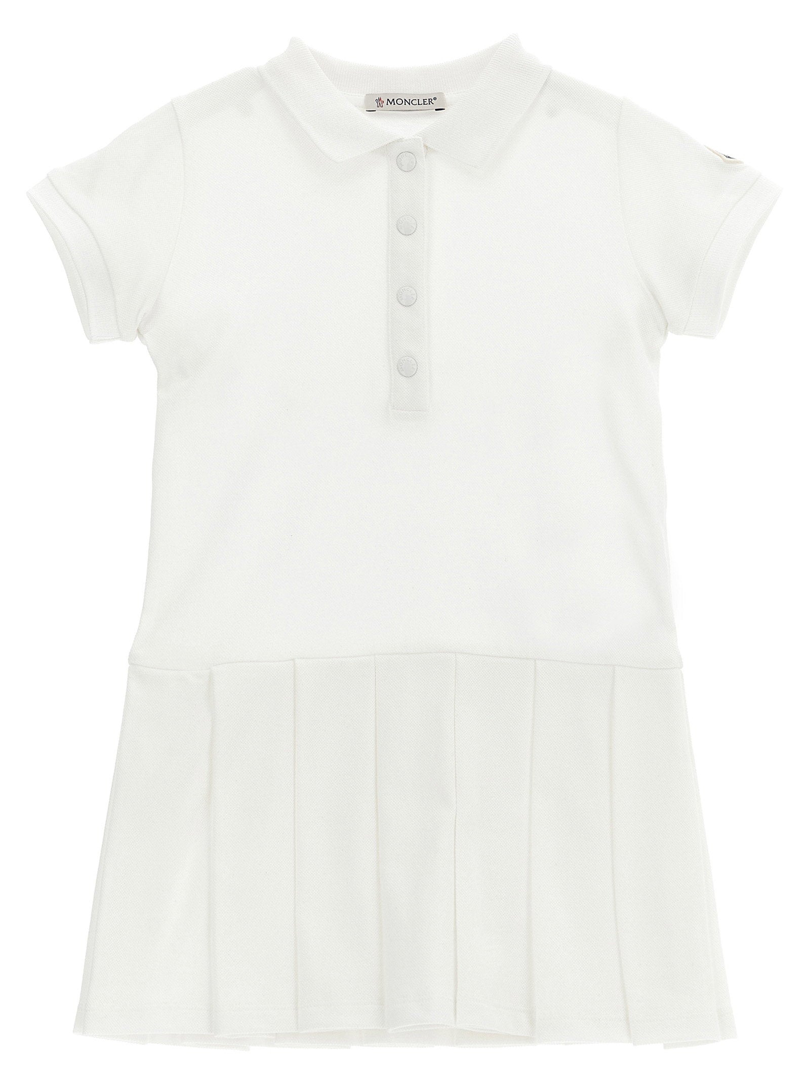 Moncler Enfant Polo Dress – 96% cotton, 4% elastane