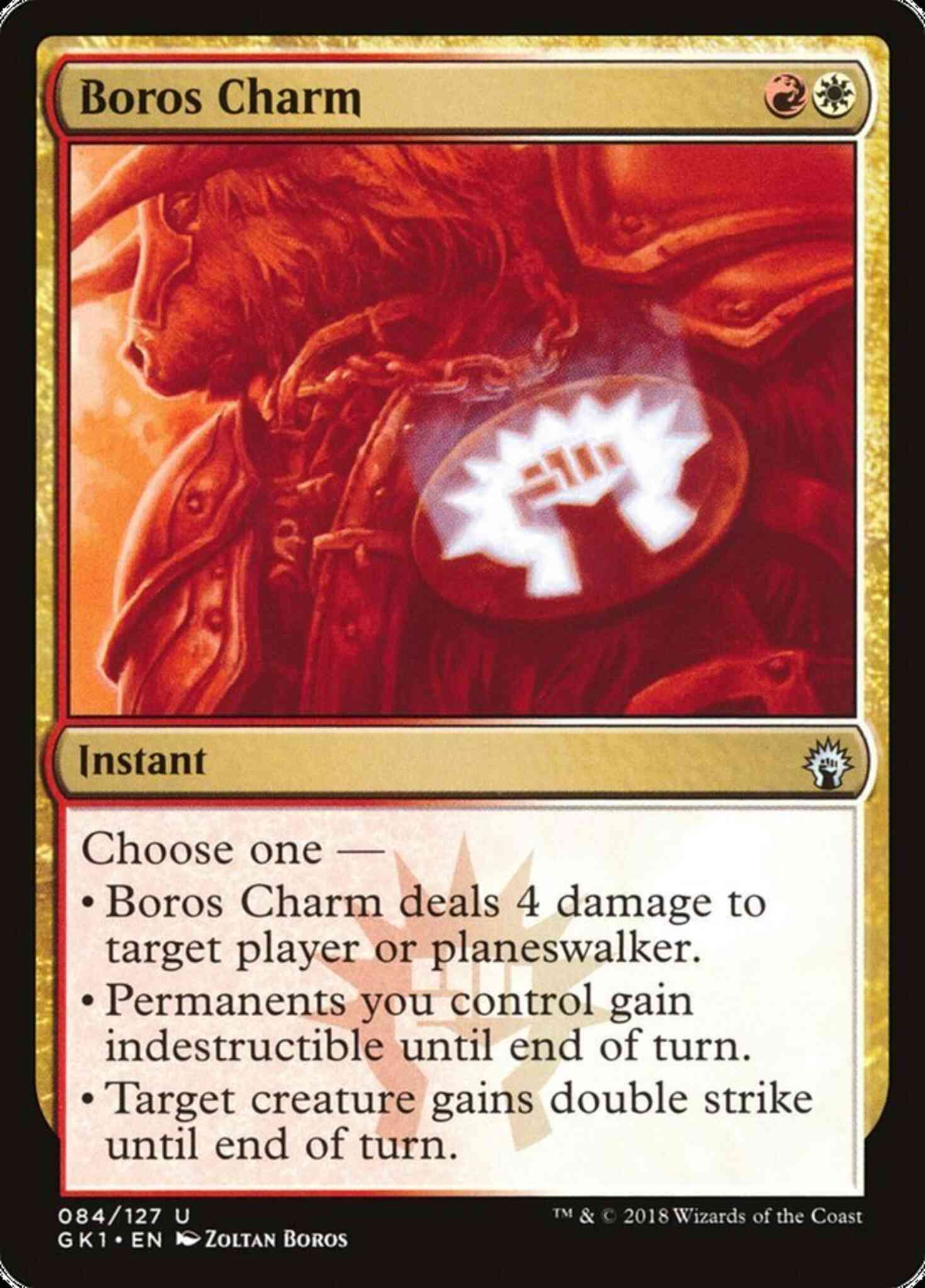 Boros charm 84 – Magic Boros Charm [84] [GRN Guild Kit] [Non-Foil]