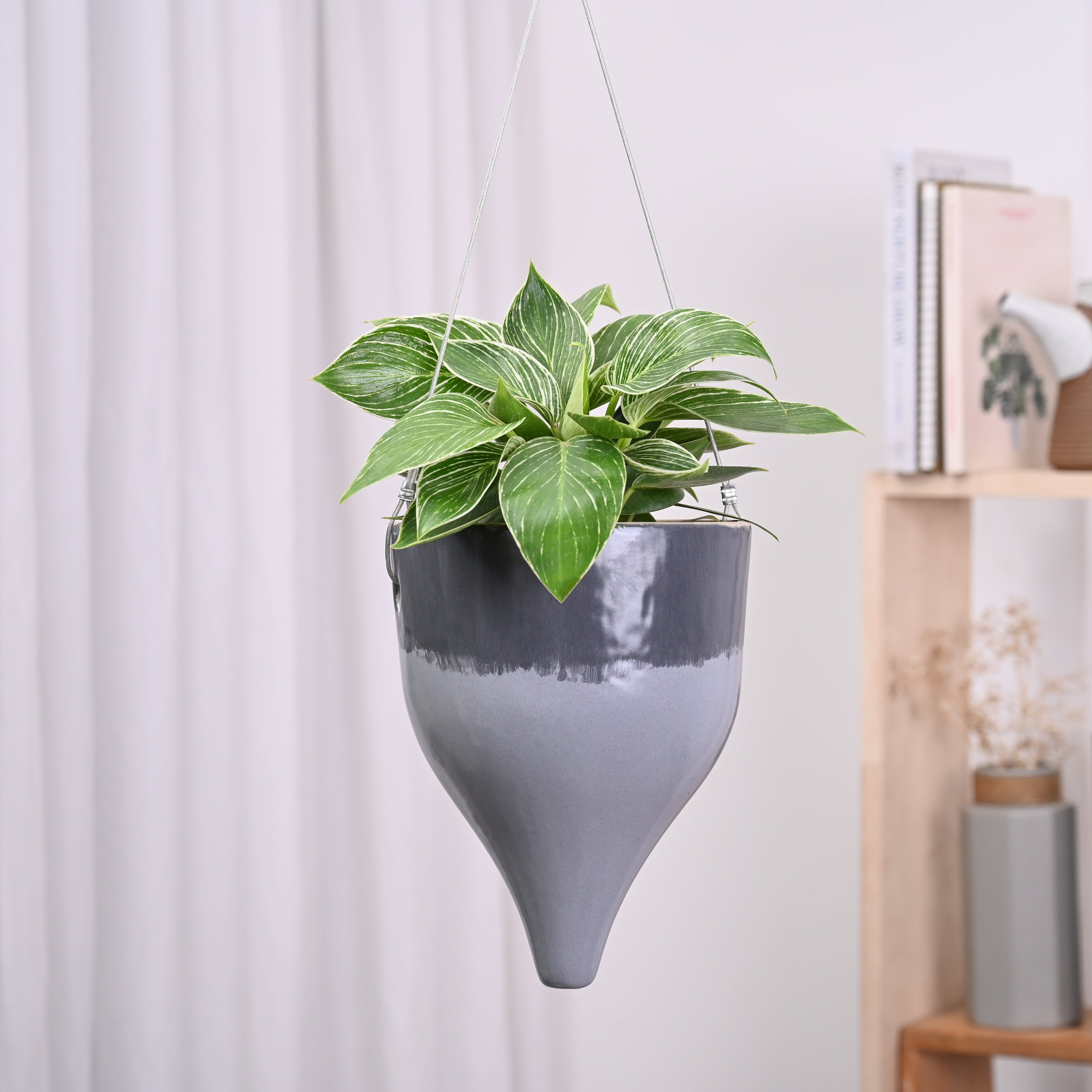 Ugaoo Ceramic Hanging Pot Cosmic Stone