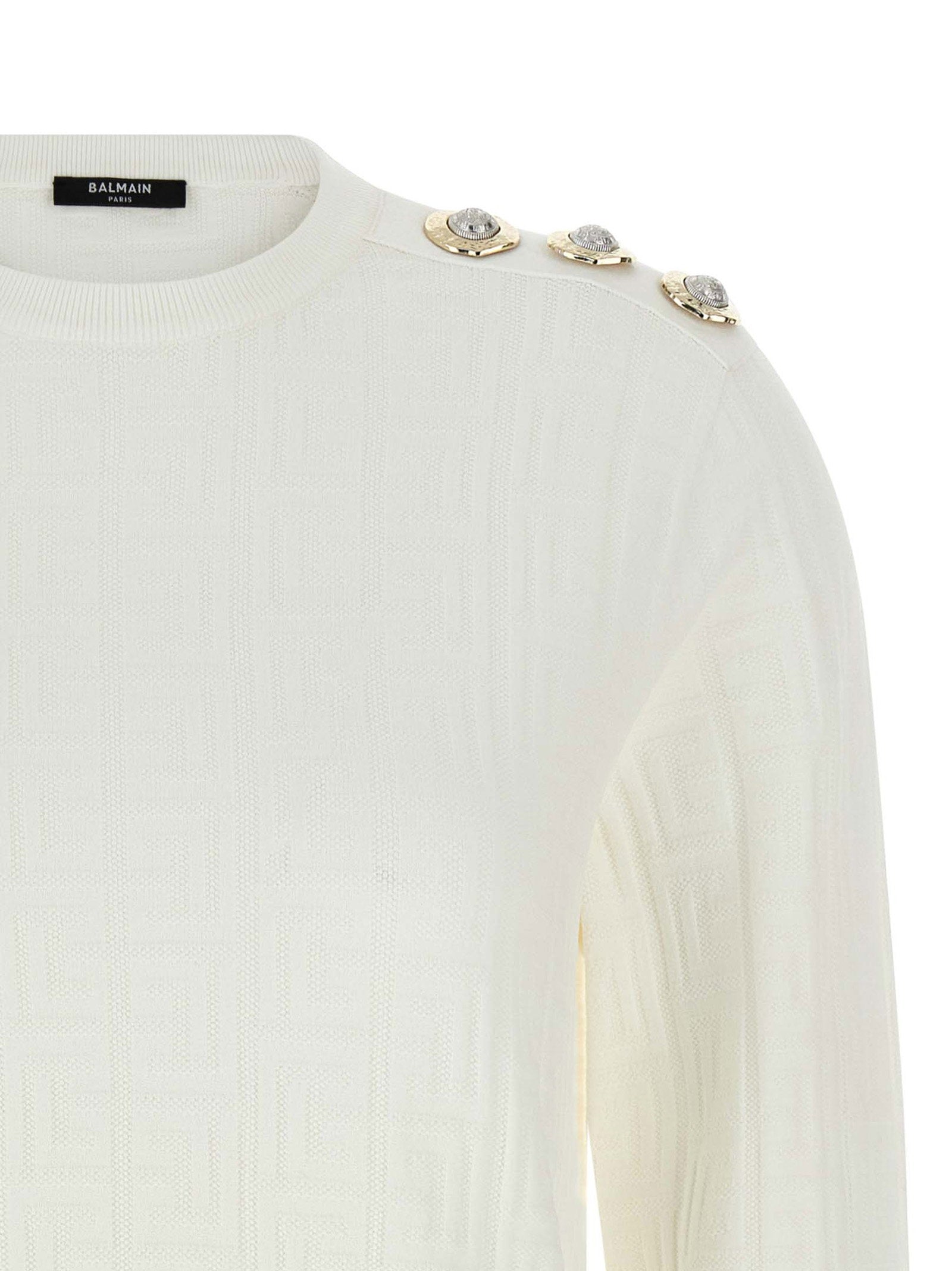 Balmain Maxi Shoulder Top - view 3