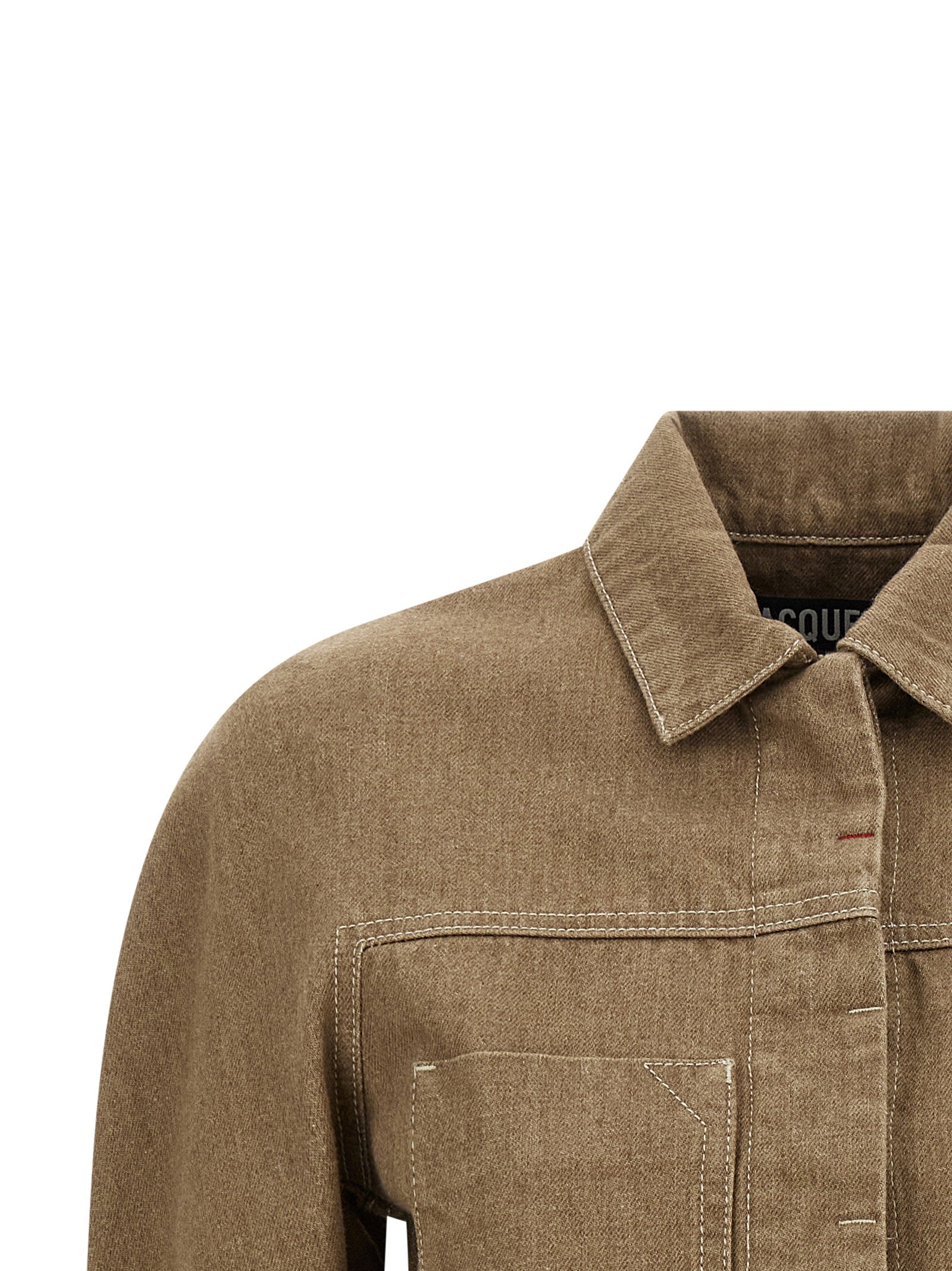 Jacquemus La Veste Ovalo Cargo Jacket – 100% cotton - view 3