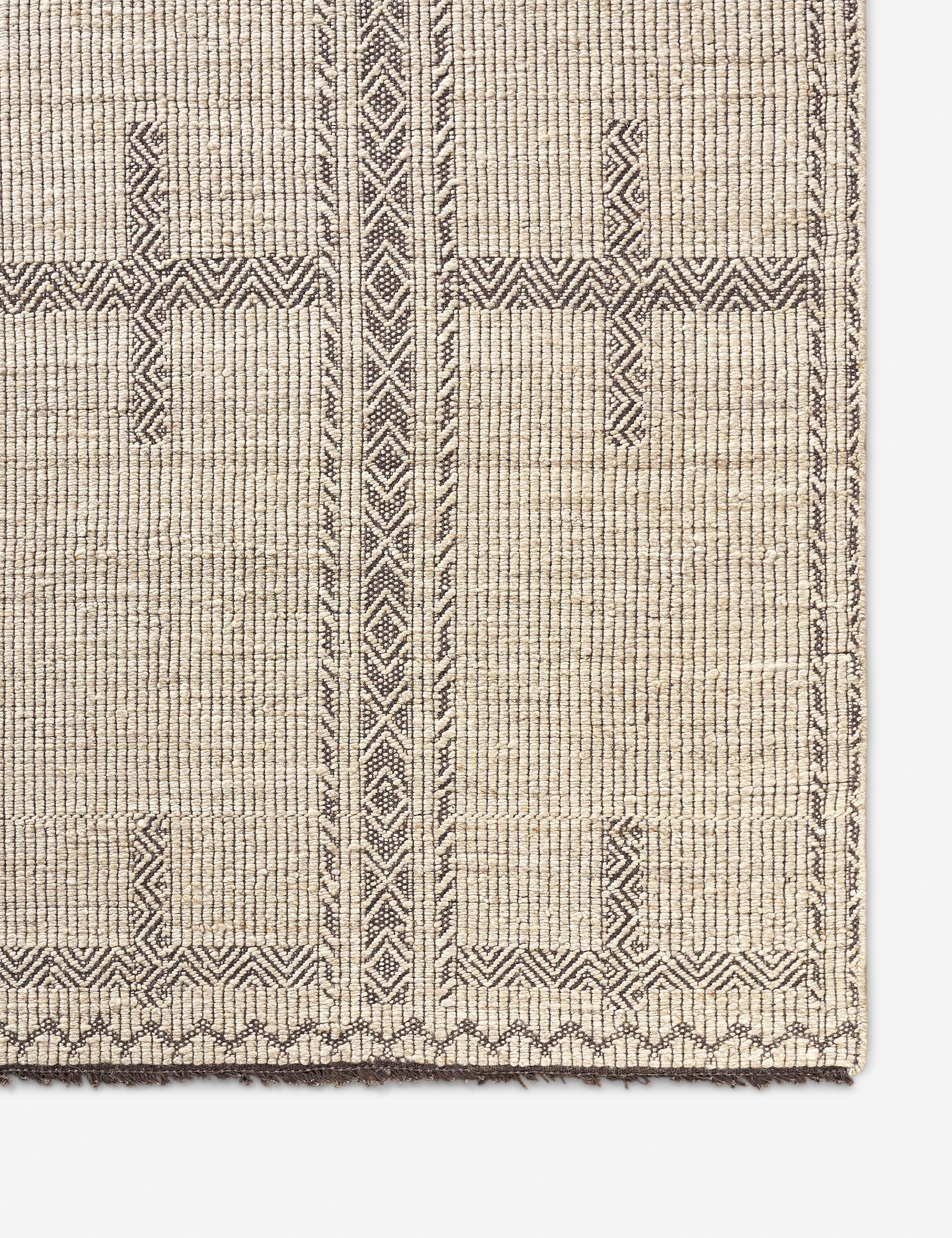 Lulu and Georgia Picallo Handwoven Wool Rug – Taupe - view 2