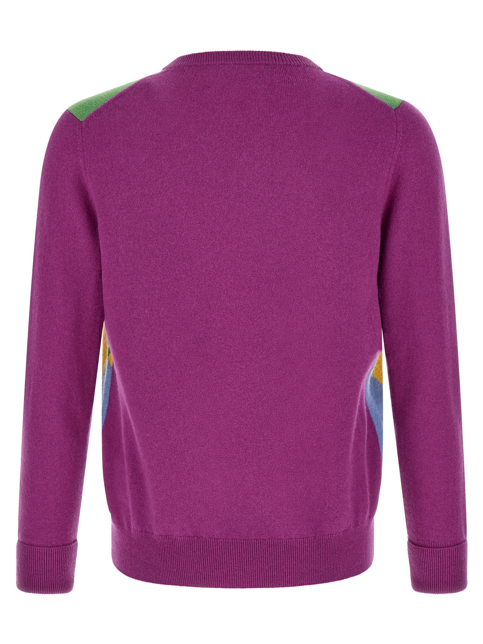 Ballantyne Classic Diamond Intarsia Sweater – 100% cashmere - view 2