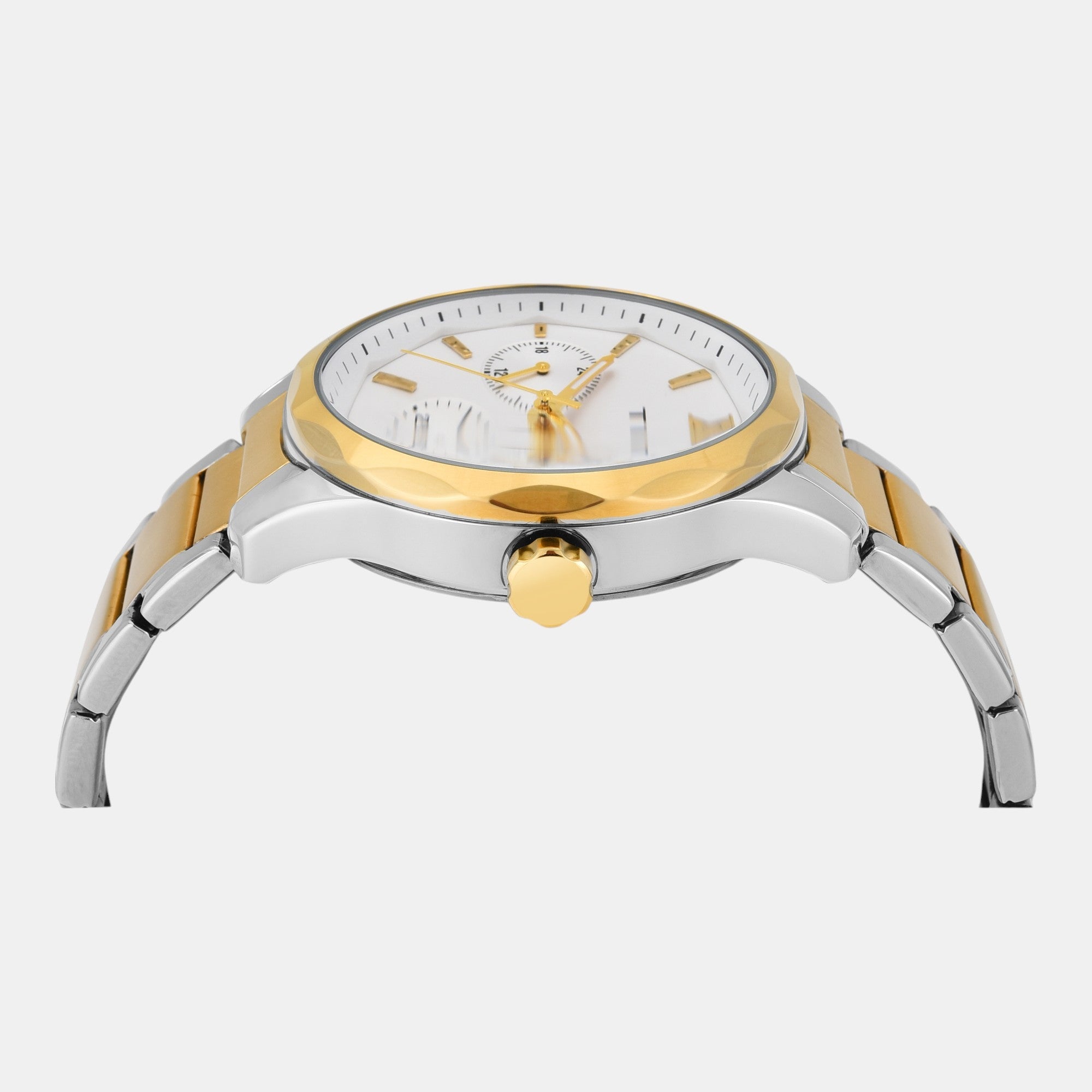 Timex Fashion Men Quartz White Dial Multi-Function Stainless Steel Watch TW0TG7624 - view 4
