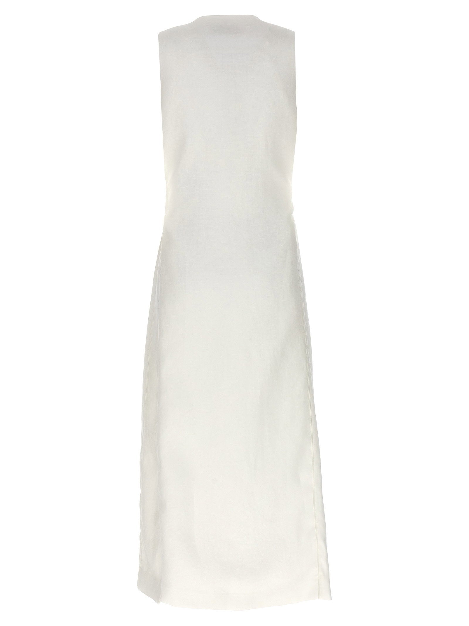 Max Mara Aureo Maxi Waistcoat – 100% flax - view 2