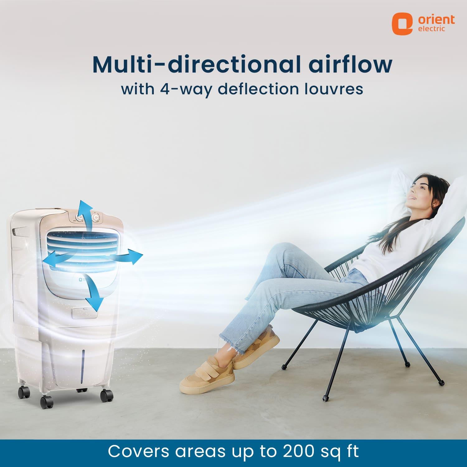 orientelectric Premia Personal Air Cooler – Beige - view 12