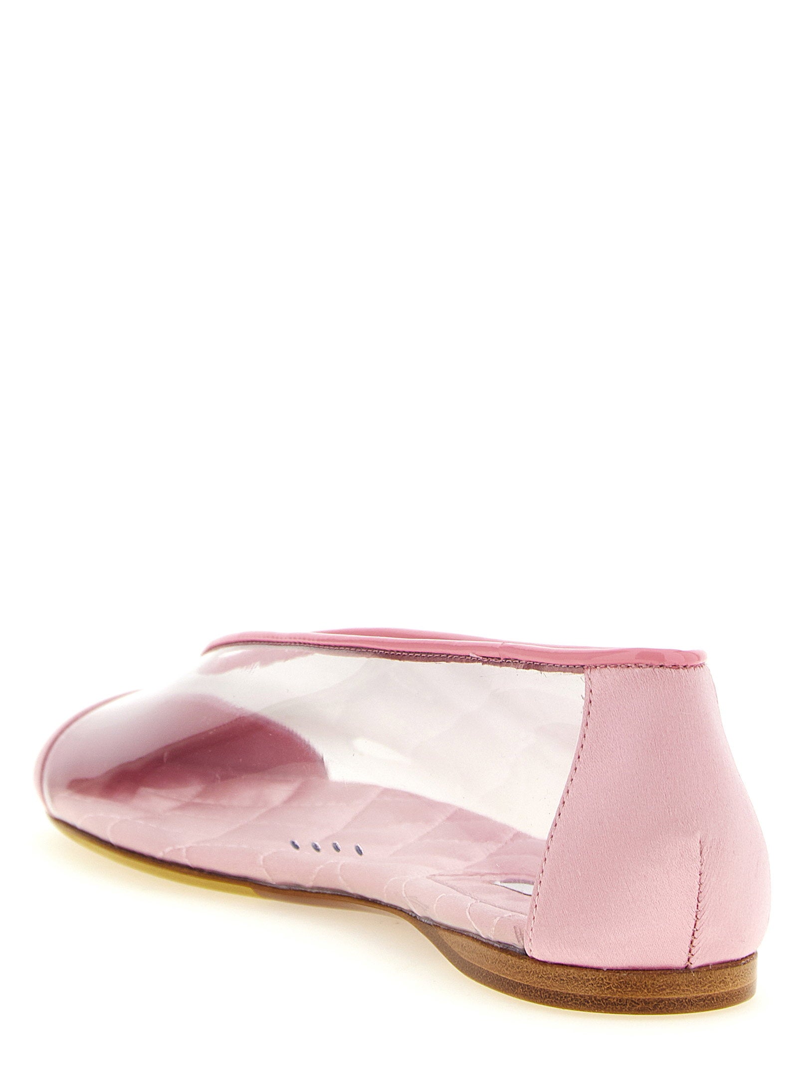 Moschino Pvc Ballet Flats – 90% pvc 8% vi 2% silk - view 3