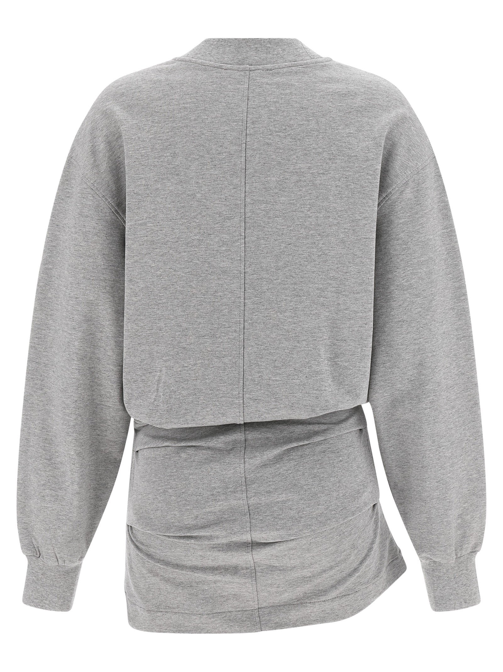 The Attico Mélange Sweatshirt Dress – 96% cotton, 4% elastane - view 2