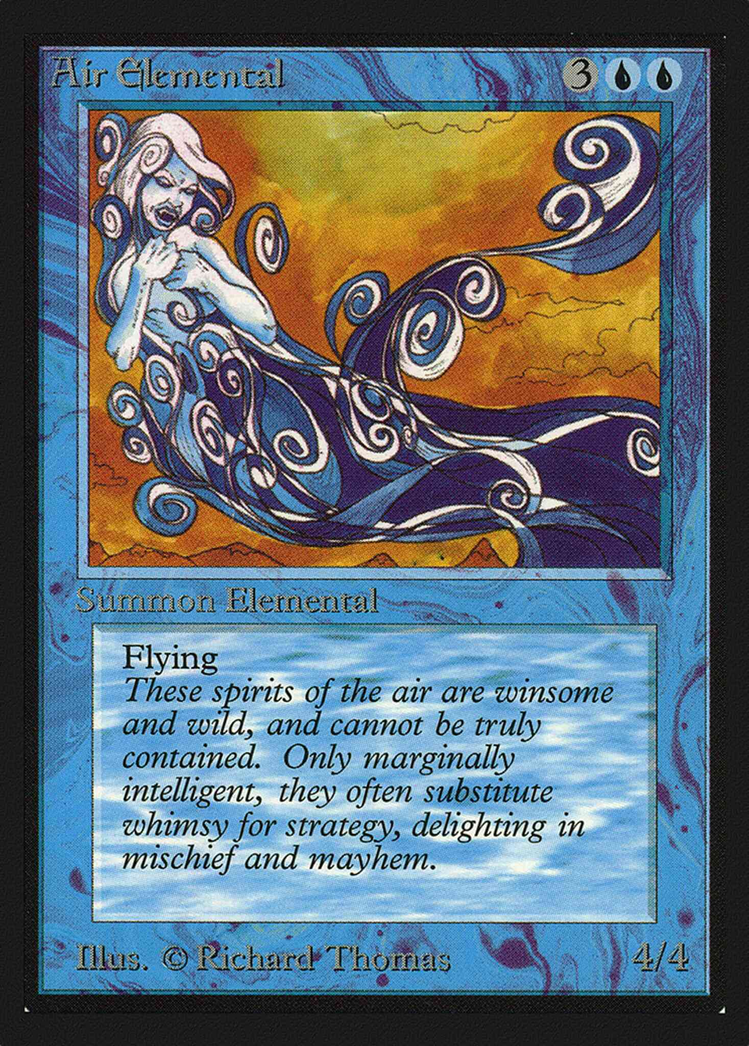 Air elemental 47 – Magic Air Elemental [47] [Intl Collectors Edition] [Non-Foil]
