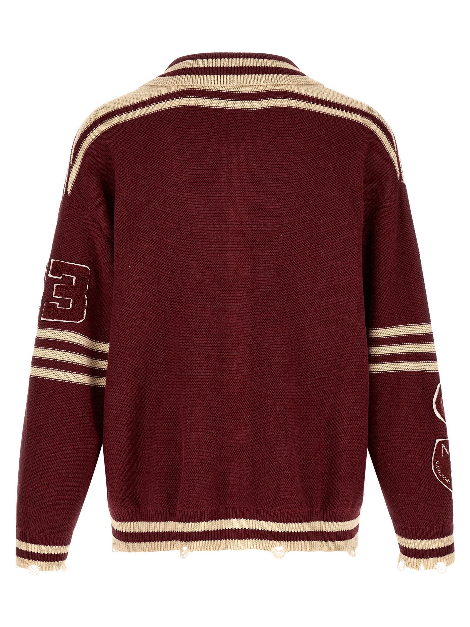 Found Fin Varsity Collared Cardigan – 100% cotton - view 2