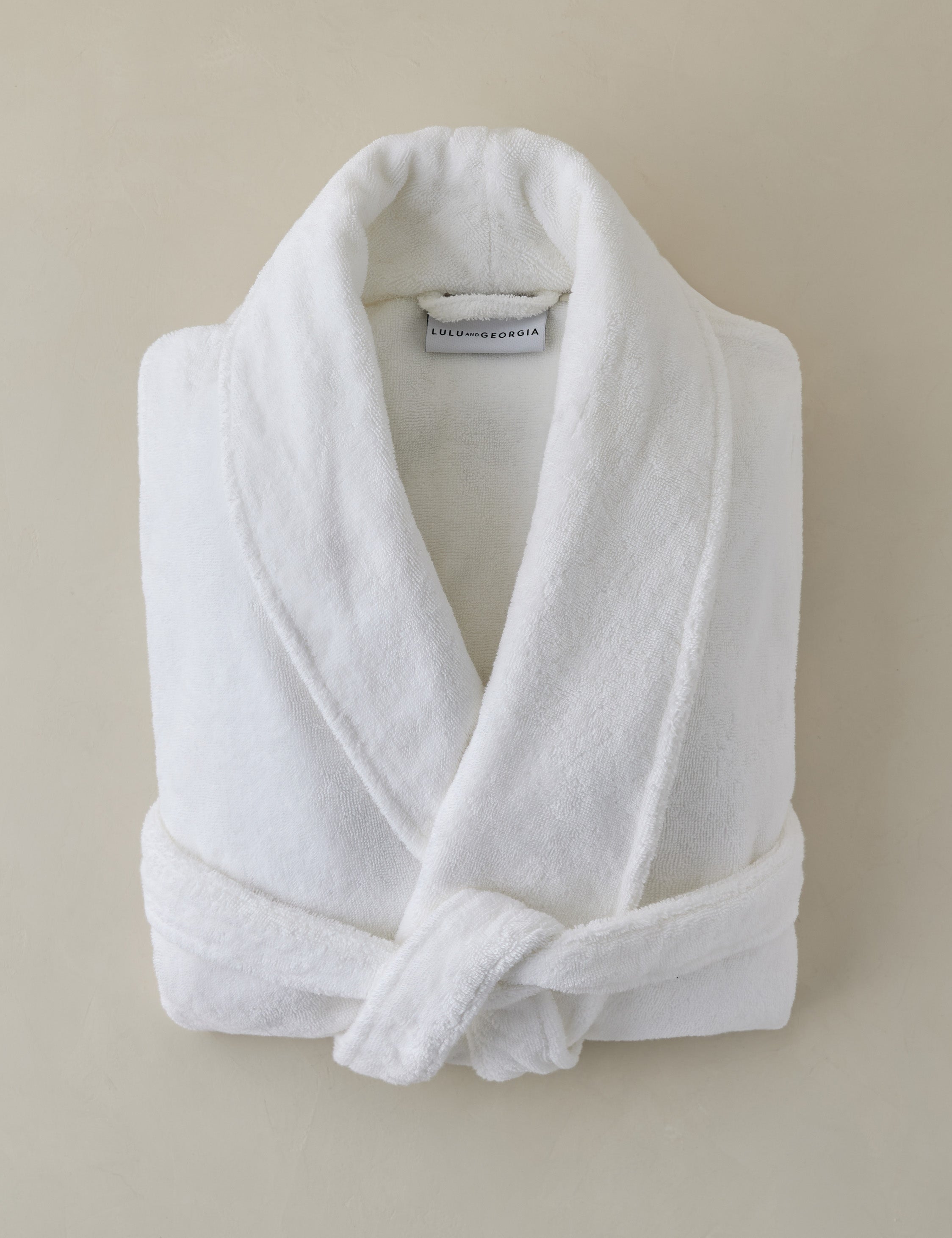 Lulu and Georgia Duna Organic Cotton Robe – White - view 2