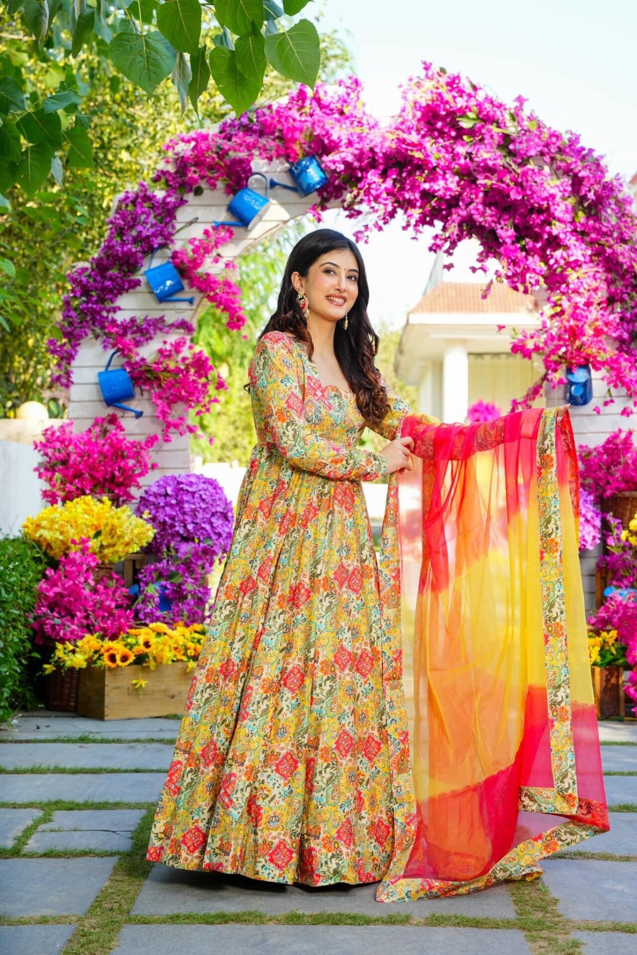 Idaho-o Vasudha muslin maxi set - view 4