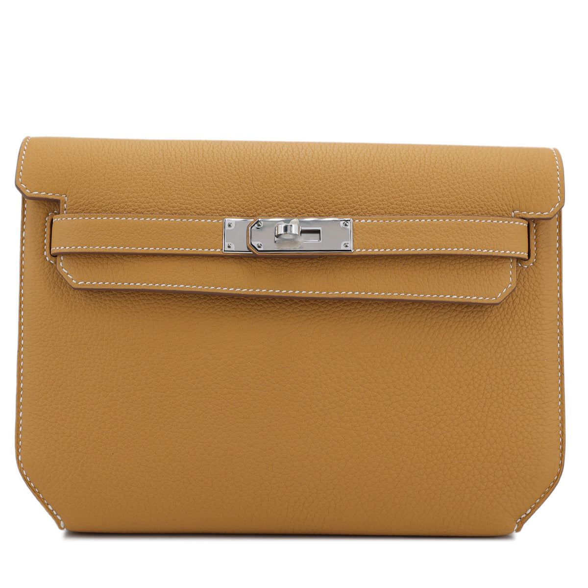 Cop Underdog HERMÈS Kelly depeches 25 Natural Sable (21) Togo Palladium hardware