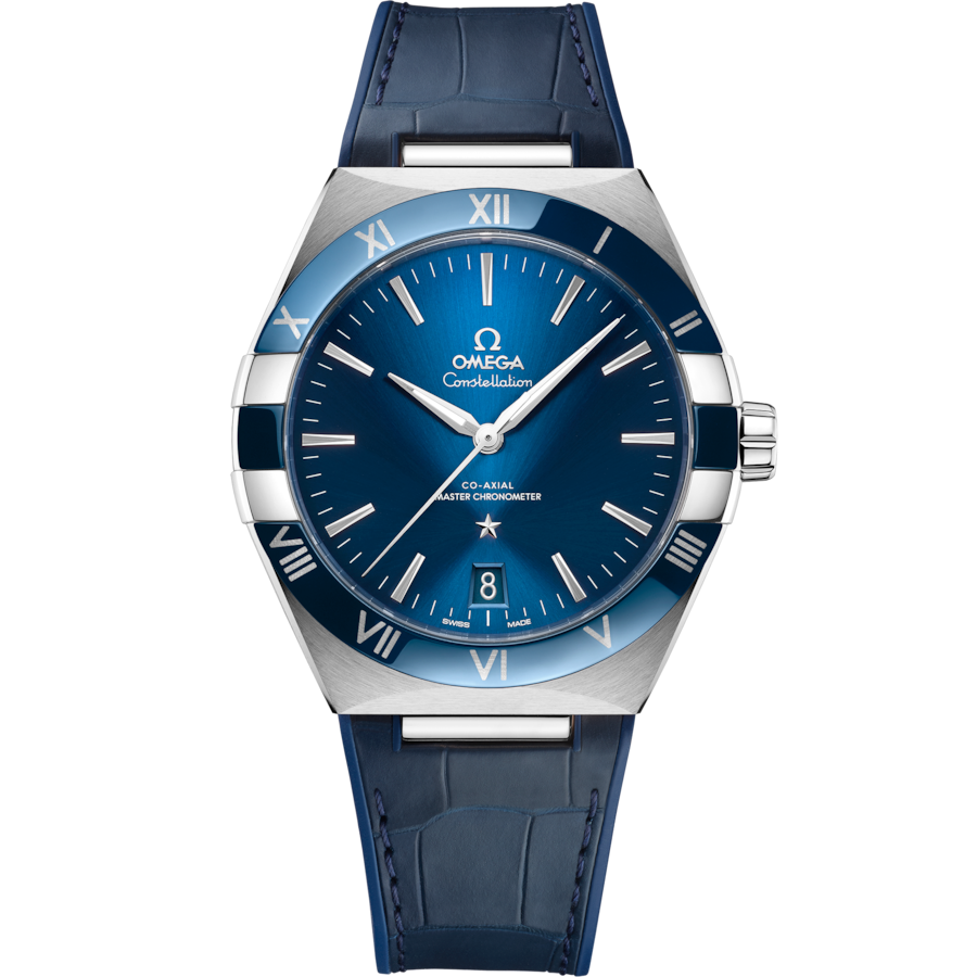 Constellation co axial – Omega Constellation Co‑Axial Master Chronometerblue Dial Men 41MM