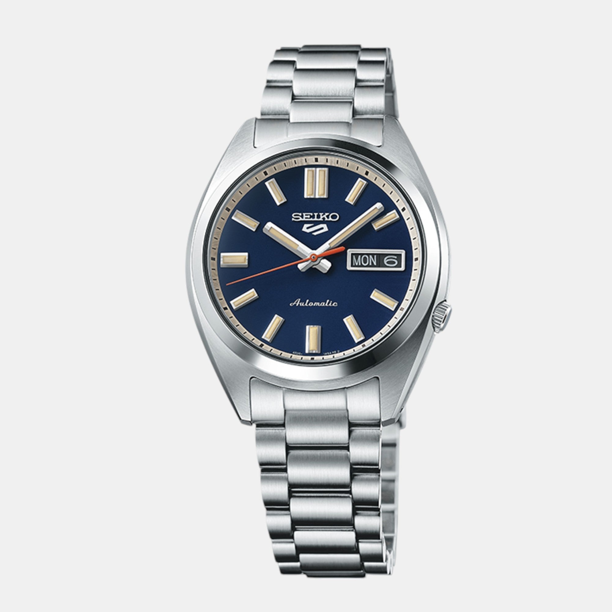 Seiko 5 Sports Men Automatic Blue Dial Analog Stainless Steel Watch SRPK87K1 - view 2