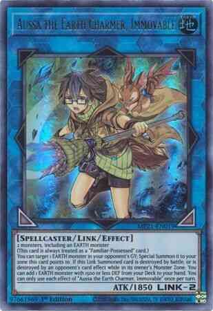 Yu-Gi-Oh! Aussa the Earth Charmer, Immovable - MP21-EN019 - Ultra Rare - 1st Edition