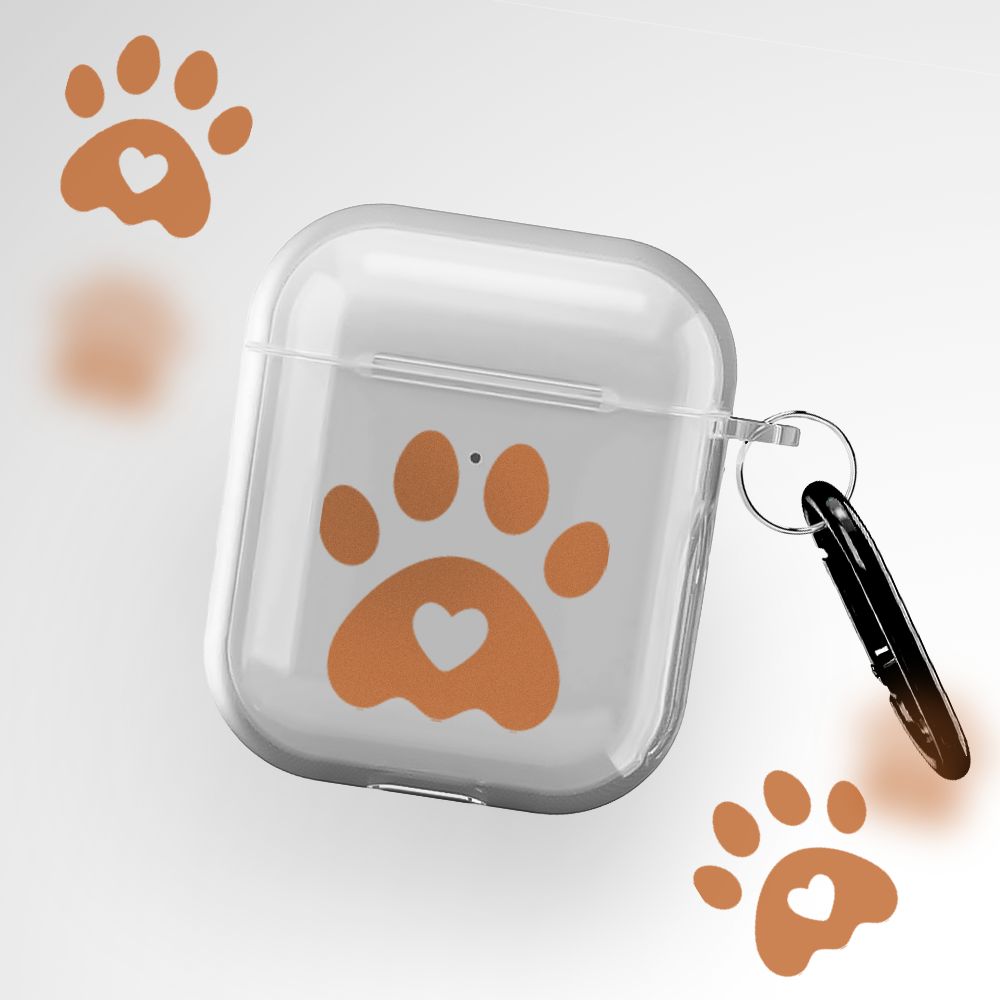 Cover It Up Puppy Paw Clear Airpods 2nd Gen Case Covers - view 2