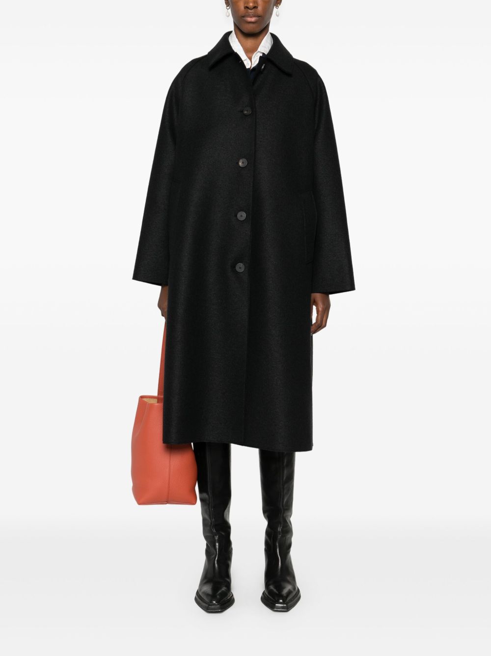 Harris Wharf London Coat – VIRGIN WOOL 100% - view 3