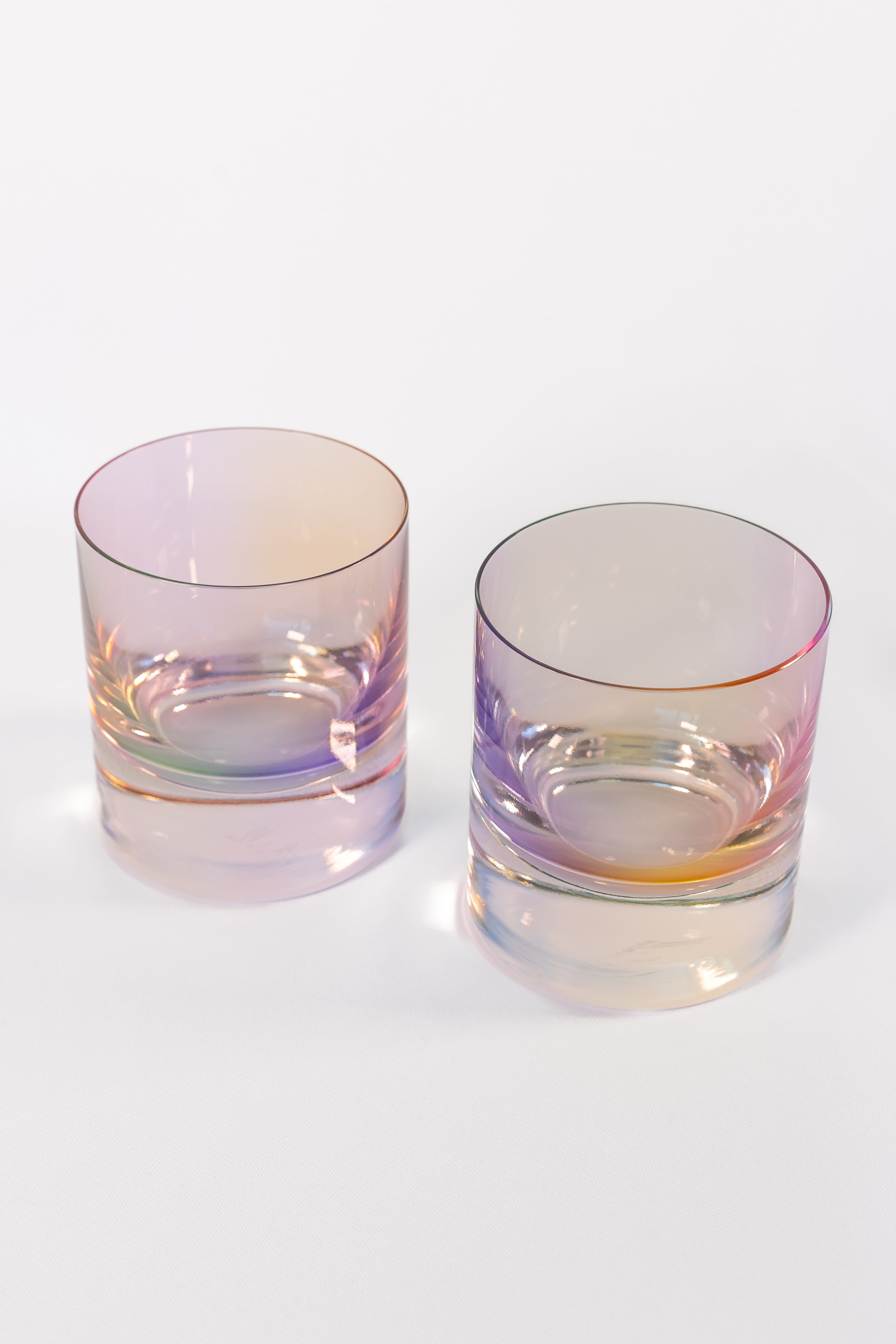 Estelle Colored Glass Estelle Colored Rocks Glass - Set of 2 {Iridescent} - view 2