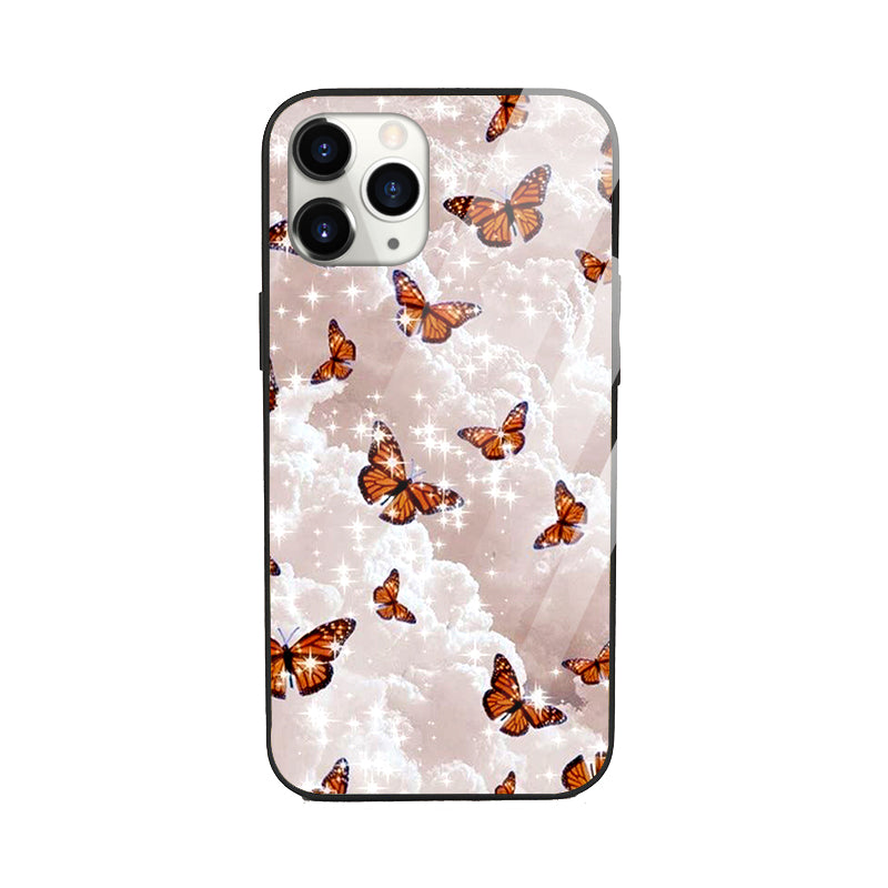 Casebasket Dazzling Butterfly Aesthetic Glossy Phone Cover