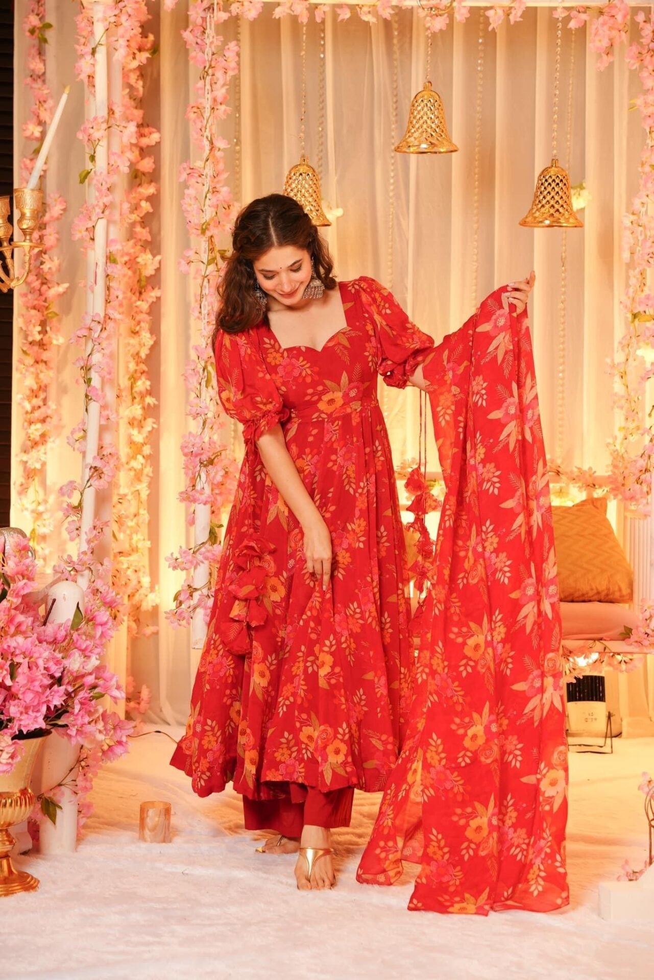 Idaho-o Emily organza suit set - view 2