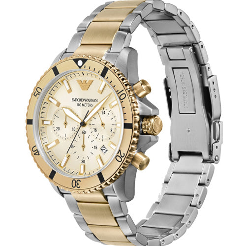 Emporio Armani Explorer Cream Dial Men 43.5mm AR11606 - view 2