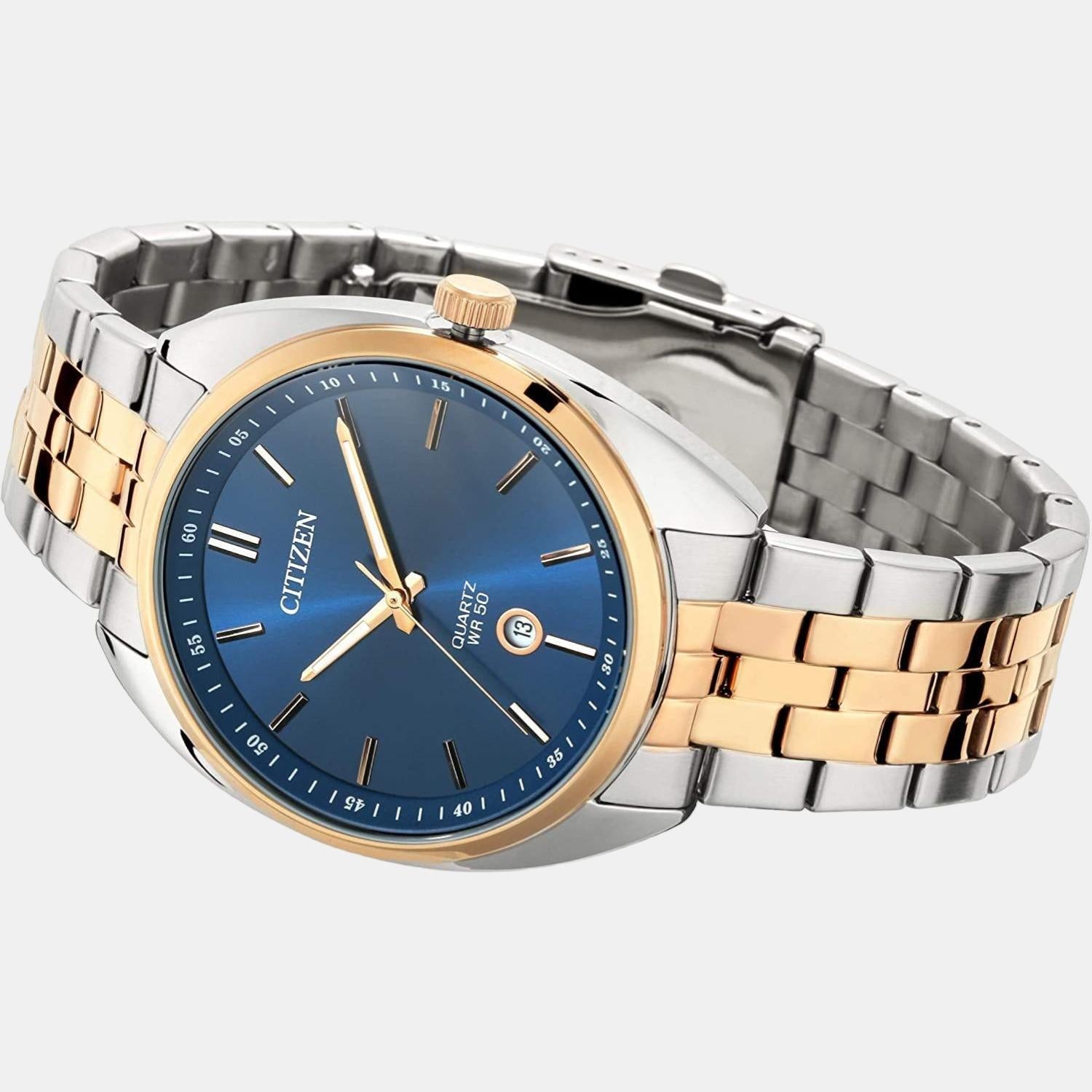 Citizen X Men Quartz Blue Dial Analog Stainless Steel Watch BI5096-53L - view 4
