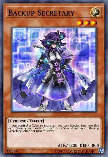 Yu-Gi-Oh! Backup Secretary - COTD-EN002 - Common - 1st Edition