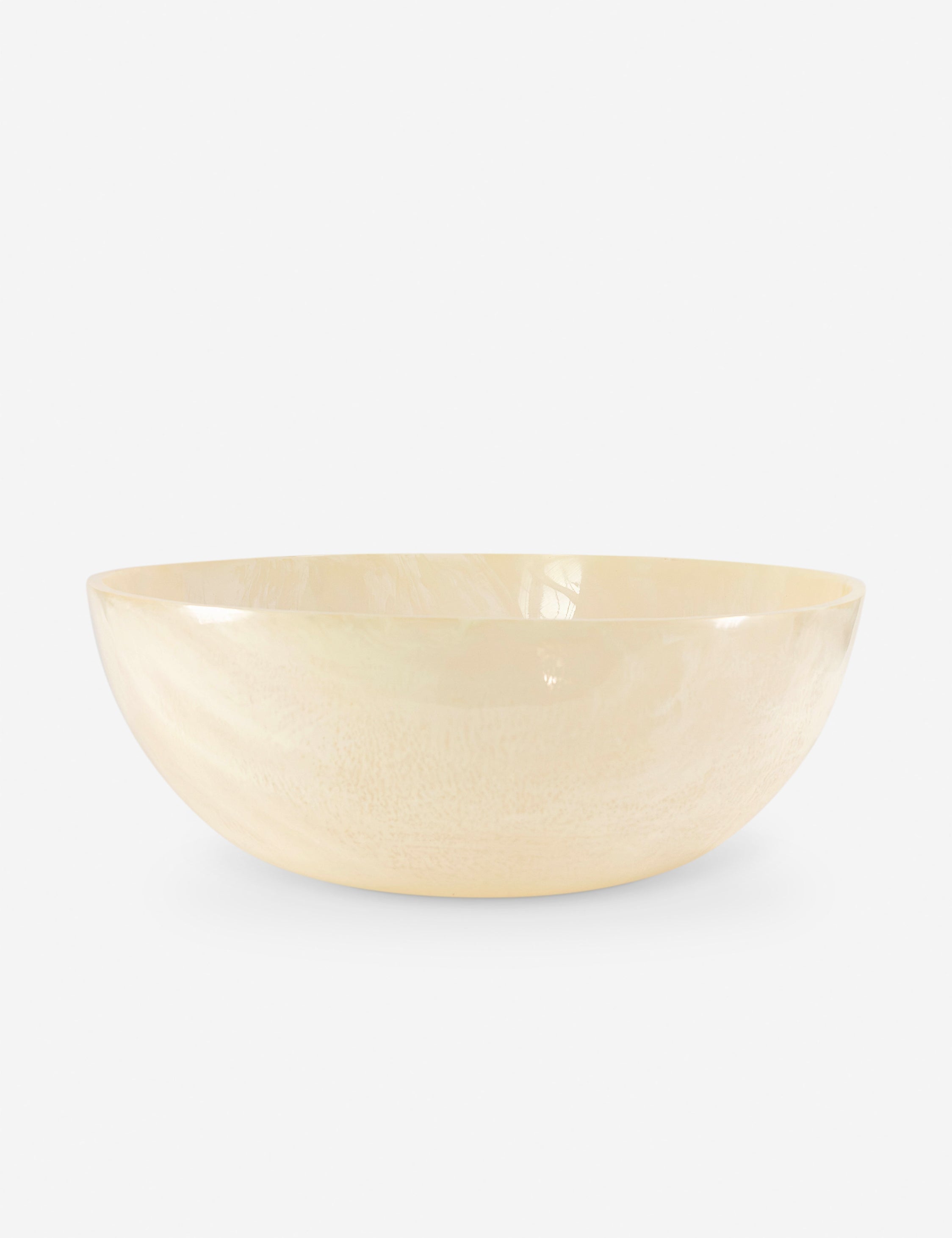 Lulu and Georgia Marika Resin Salad Bowl – Cream