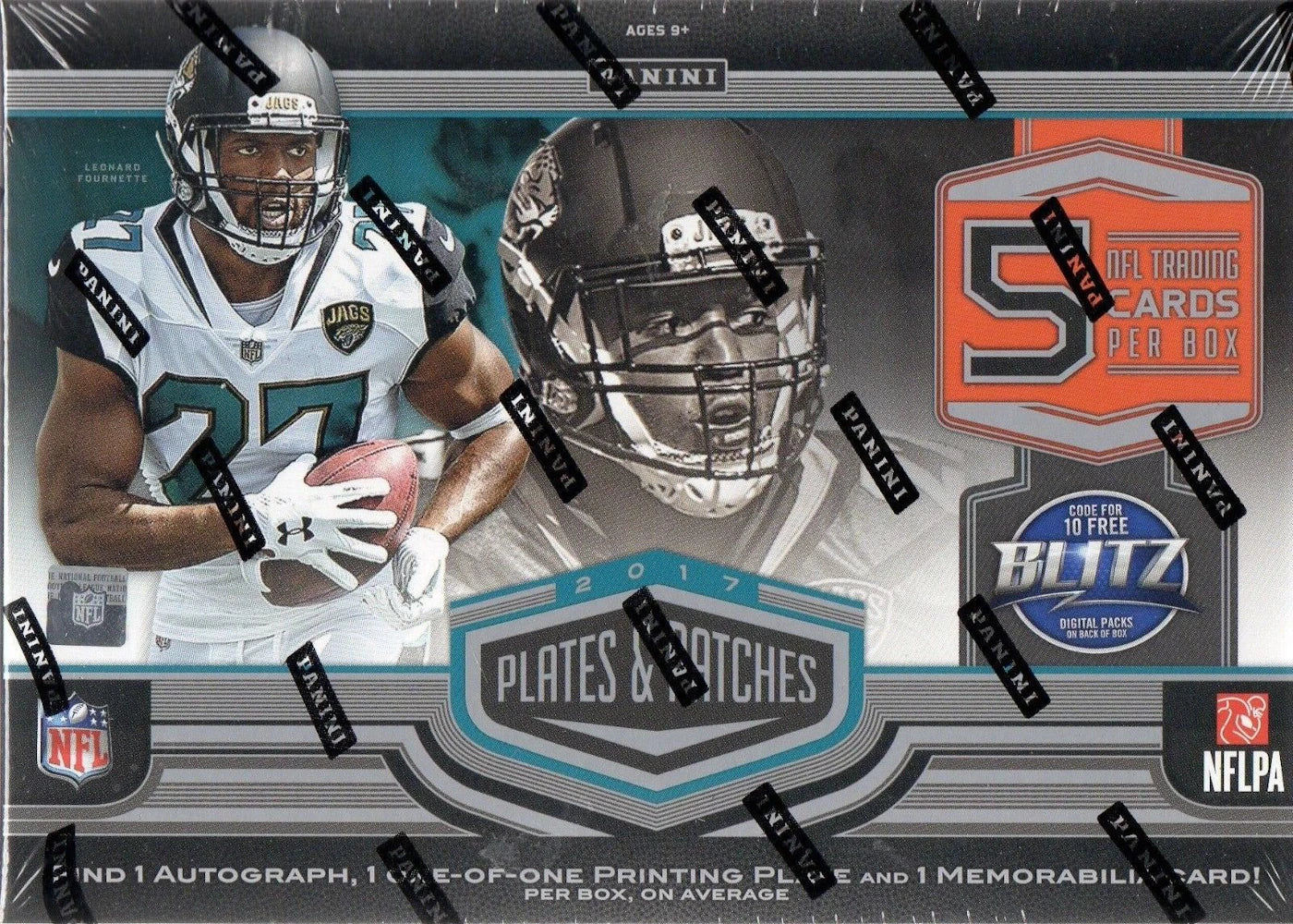 Plates patches football – 2017 Panini Plates & Patches Football Hobby Box
