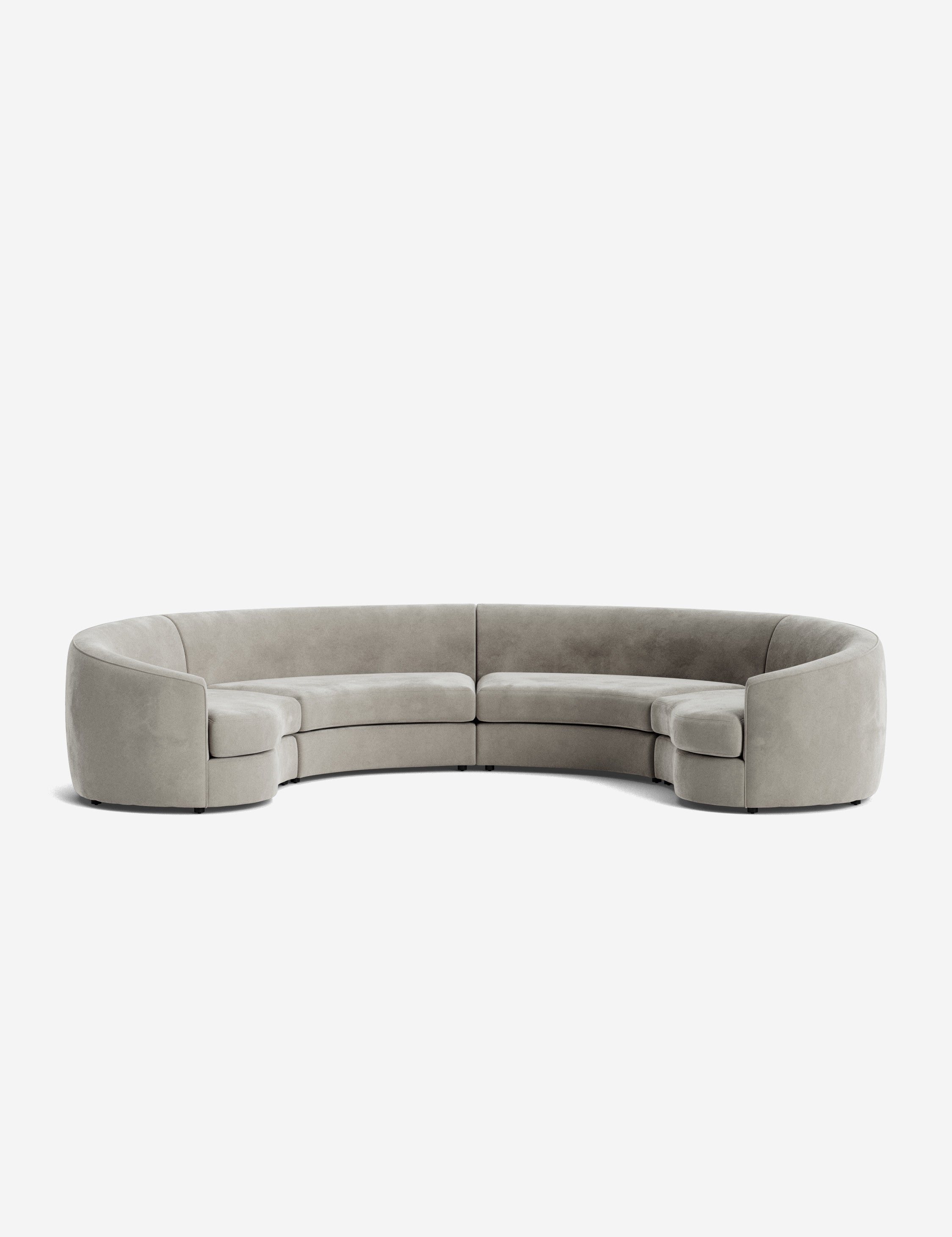 Lulu and Georgia Imada Modular Curved Sectional Sofa - view 17