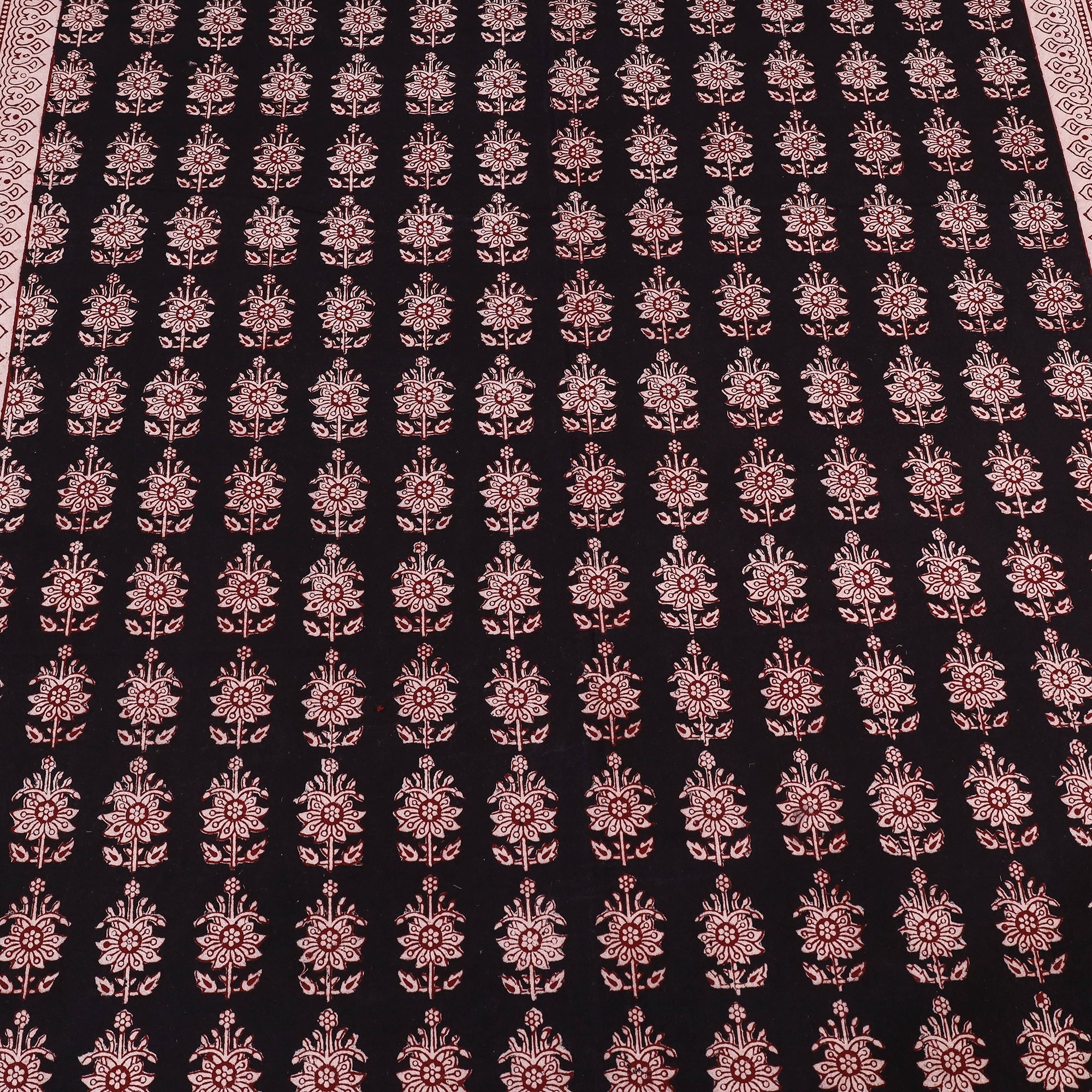 BAGH PRINTS BY ANSHAR FARUKH KHATRI Bagh Block Printed Cotton Double Bed Cover with Pillow Covers (112 x 92 in) - view 4