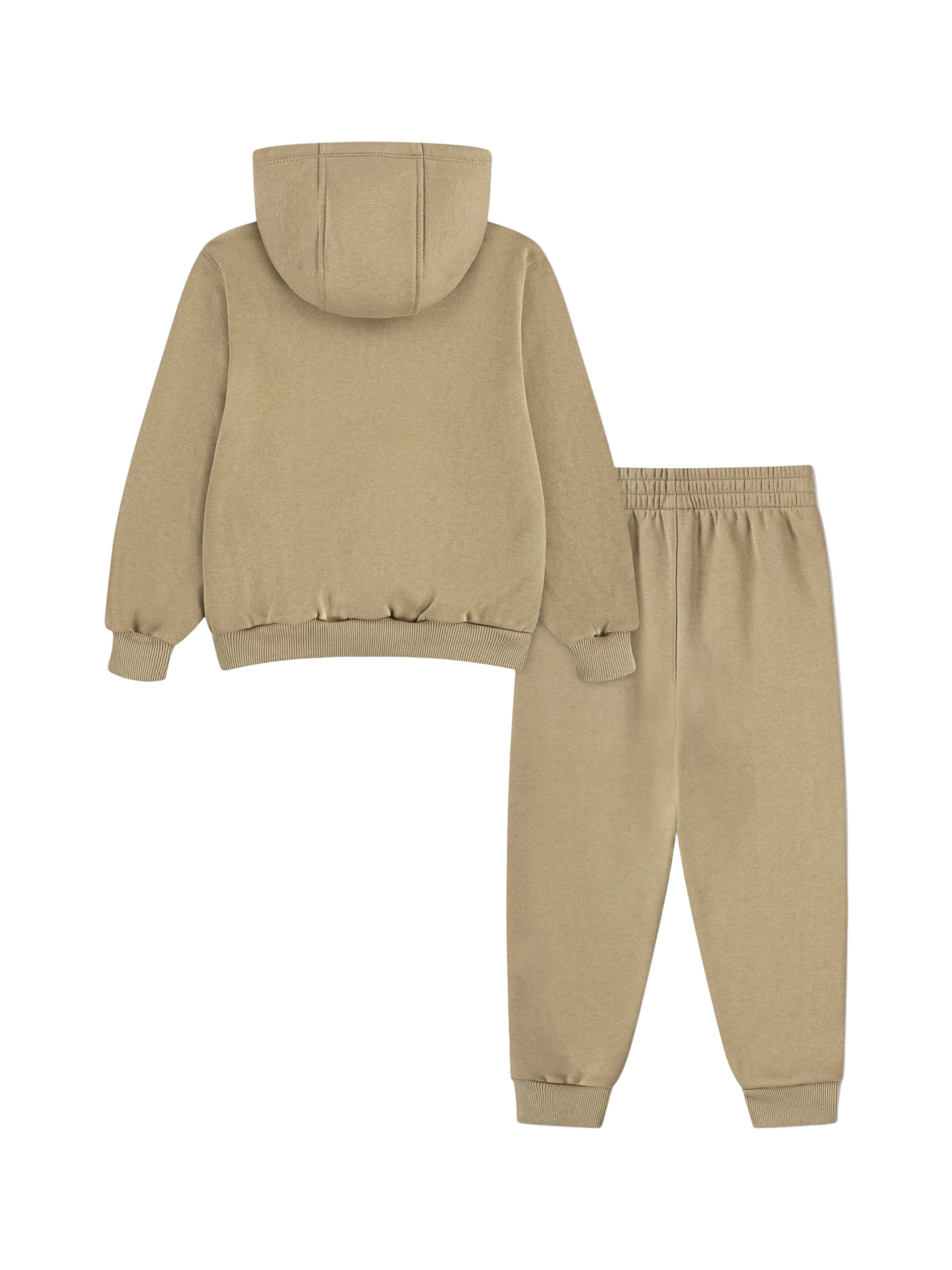 Nike Boys NSW Fleece Beige Tracksuit - view 2