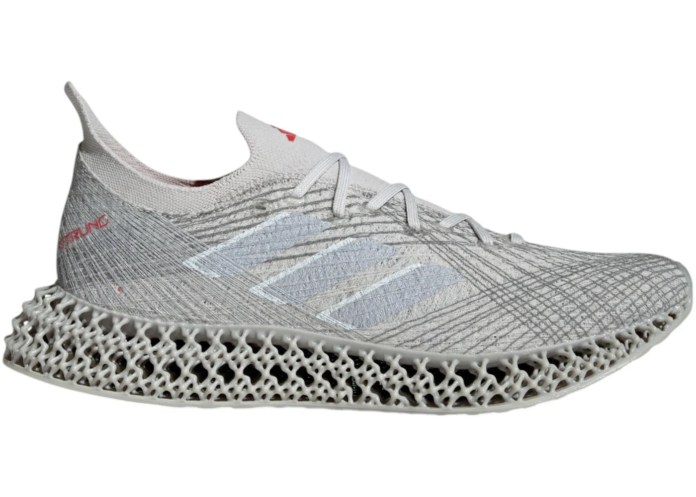 adidas 4DFWD Strung Grey Matte Silver Pure Ruby - view 2