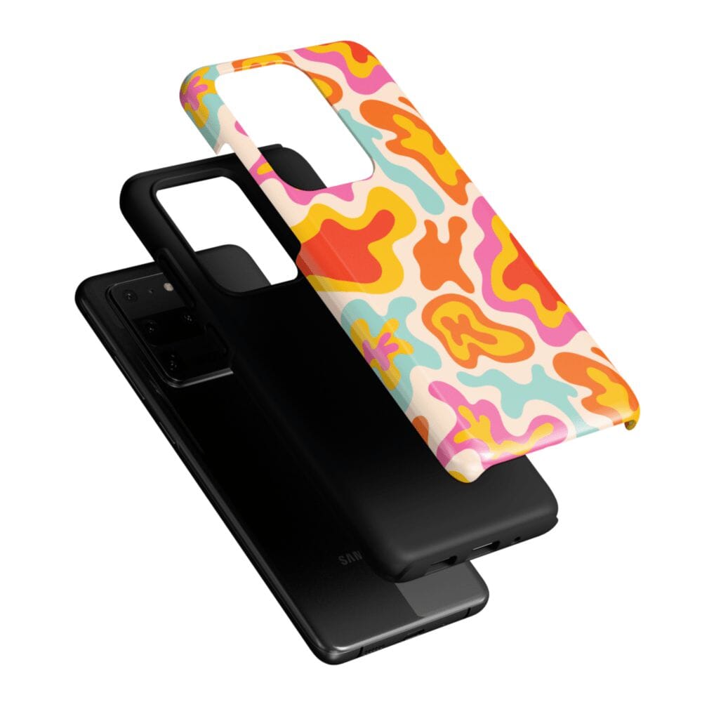 Casetry Tropical Color Splash | Abstract Retro Samsung Case - view 41