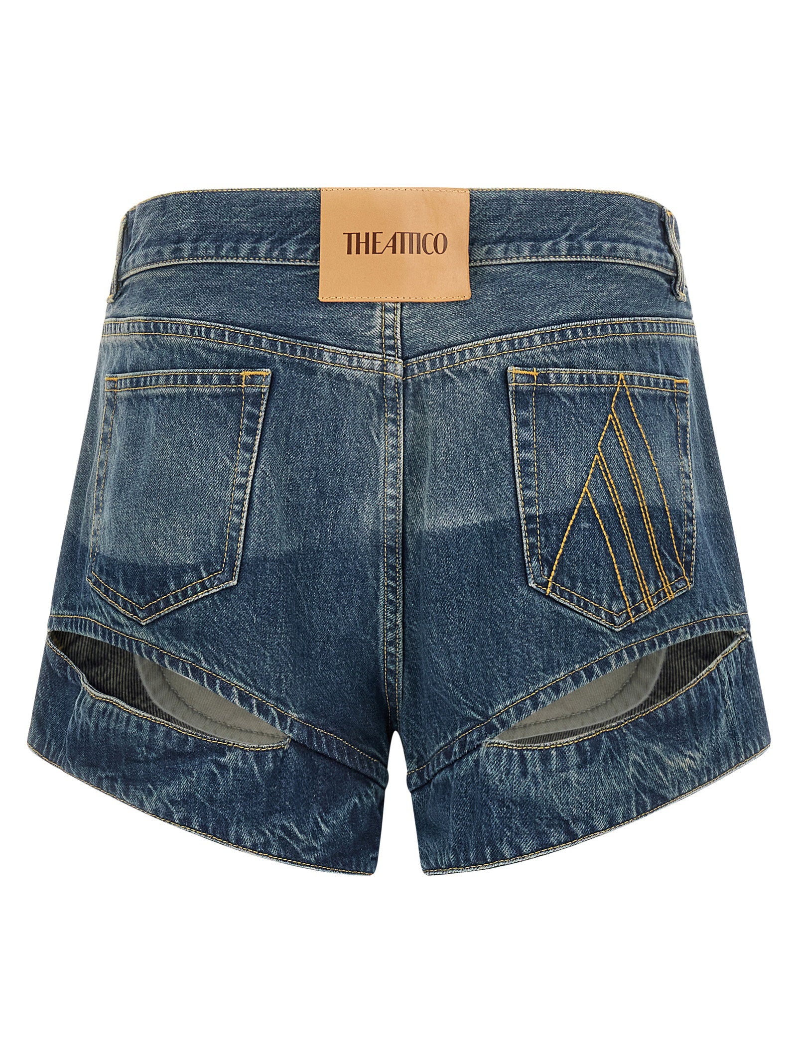 The Attico Cut-out Shorts – 100% cotton - view 2